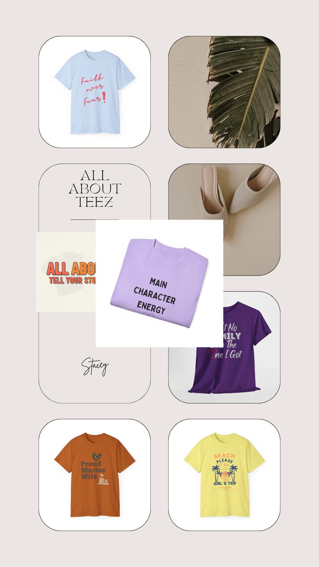 Main Character Energy Tee — "Match Me" Graphic Cotton Shirt