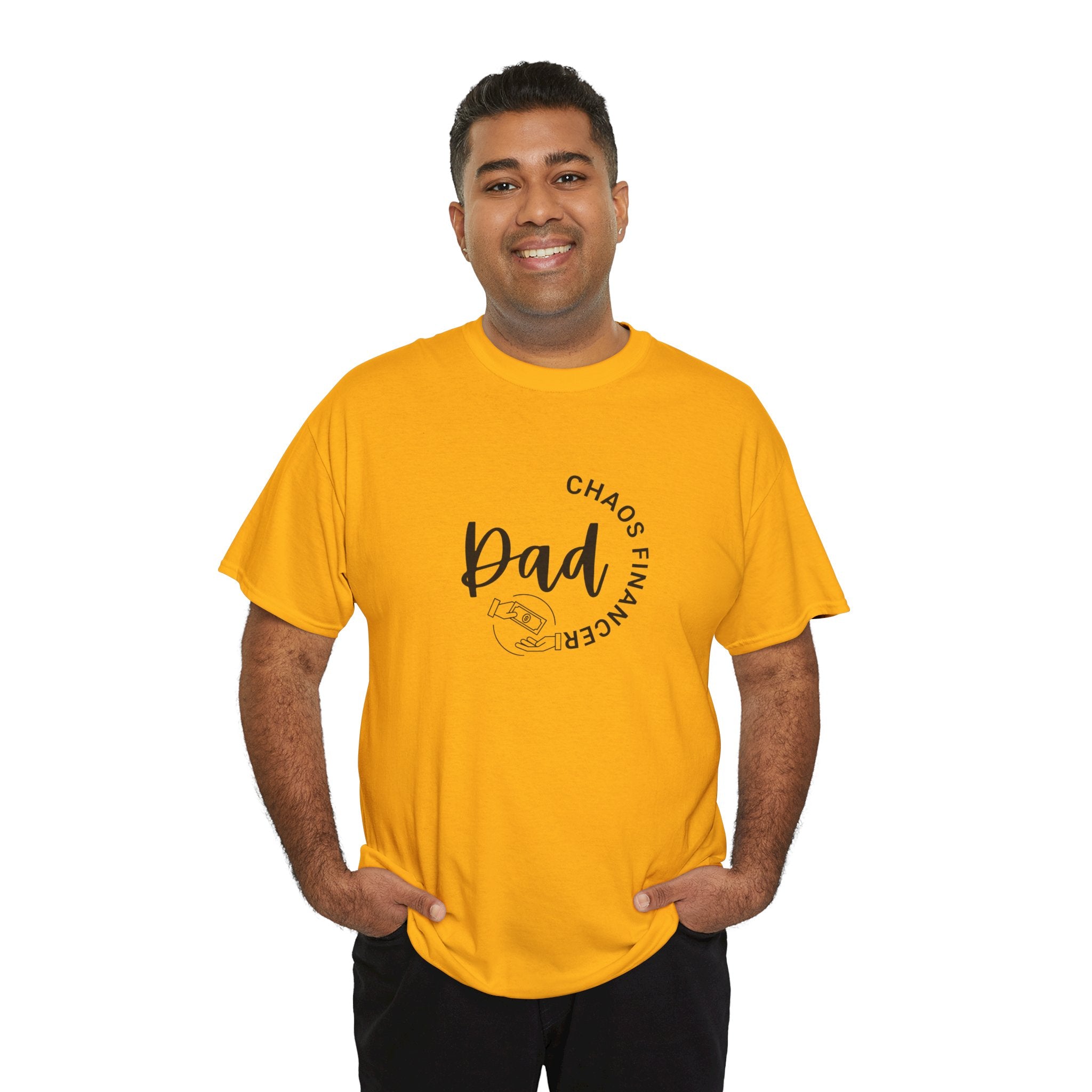 Dad Chaos Manager T‑Shirt — "Dad: Chaos Financer" Minimalist Gift Tee