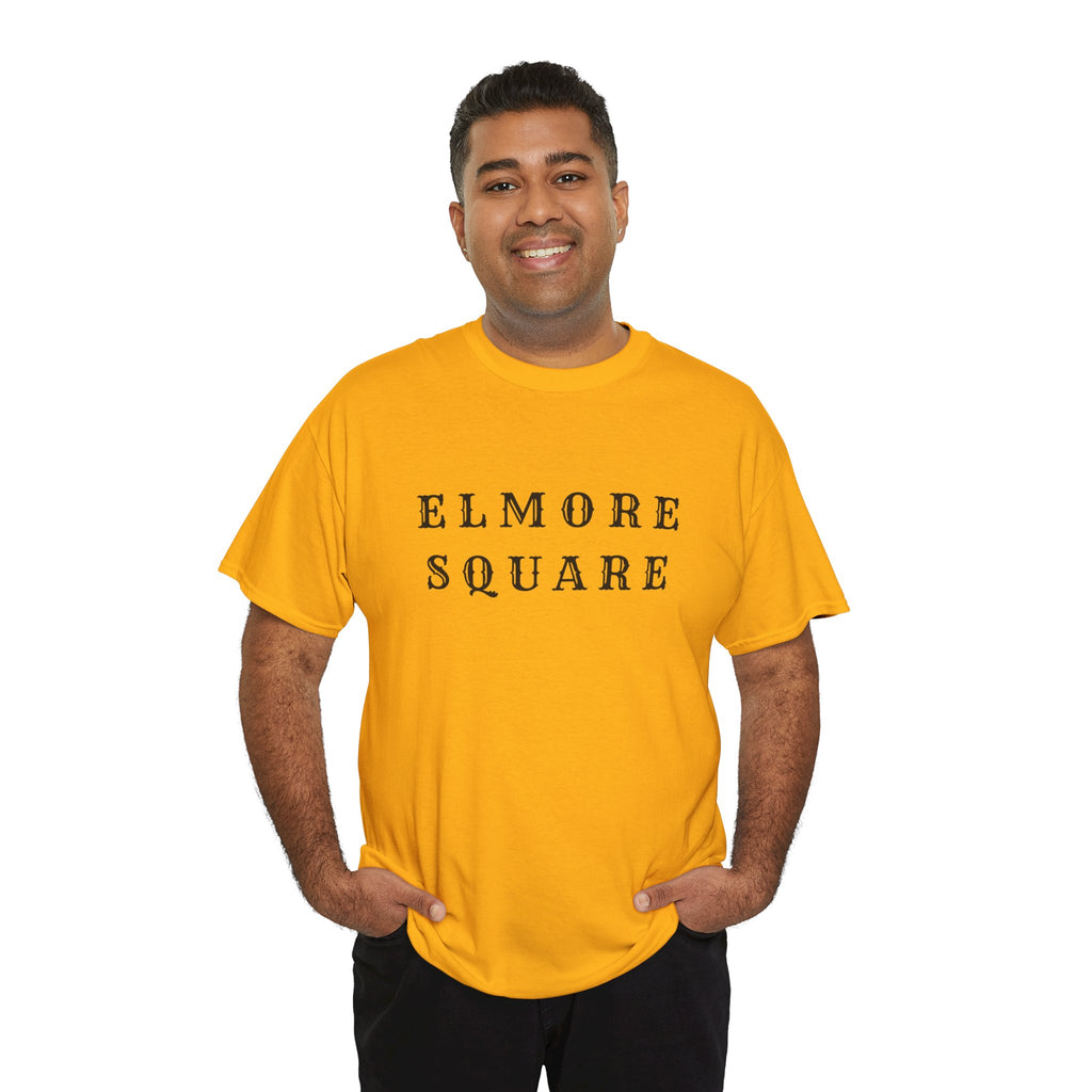 Elmore Square Vintage Text T-Shirt