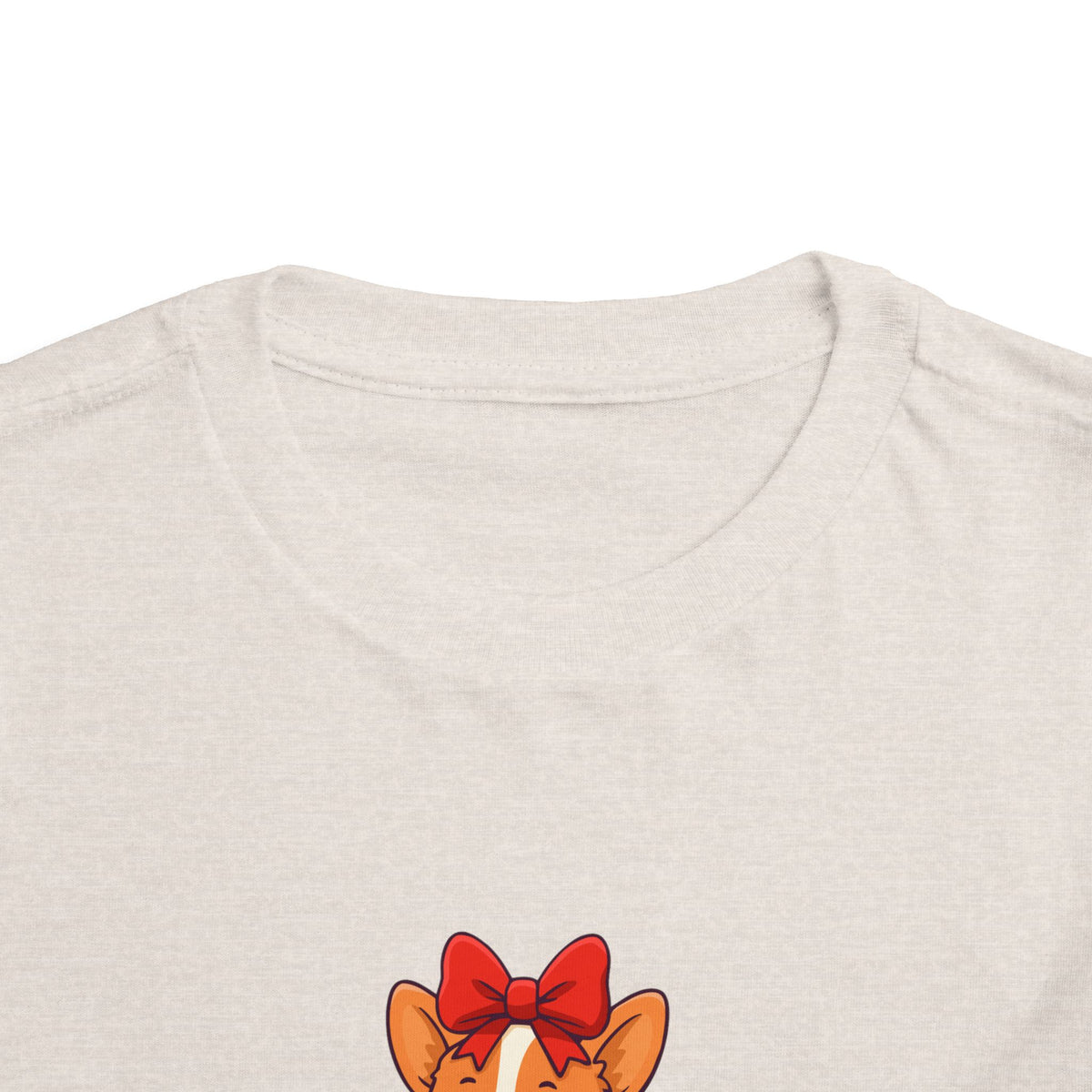 Merry and Bright Fox Christmas Toddler Short Sleeve Tee