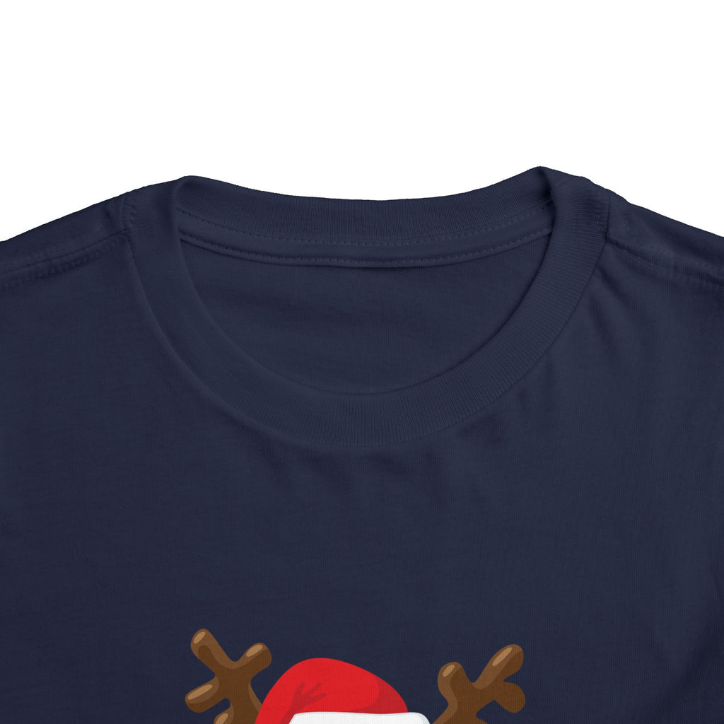Santa’s Little Helper Reindeer Toddler Short Sleeve Tee