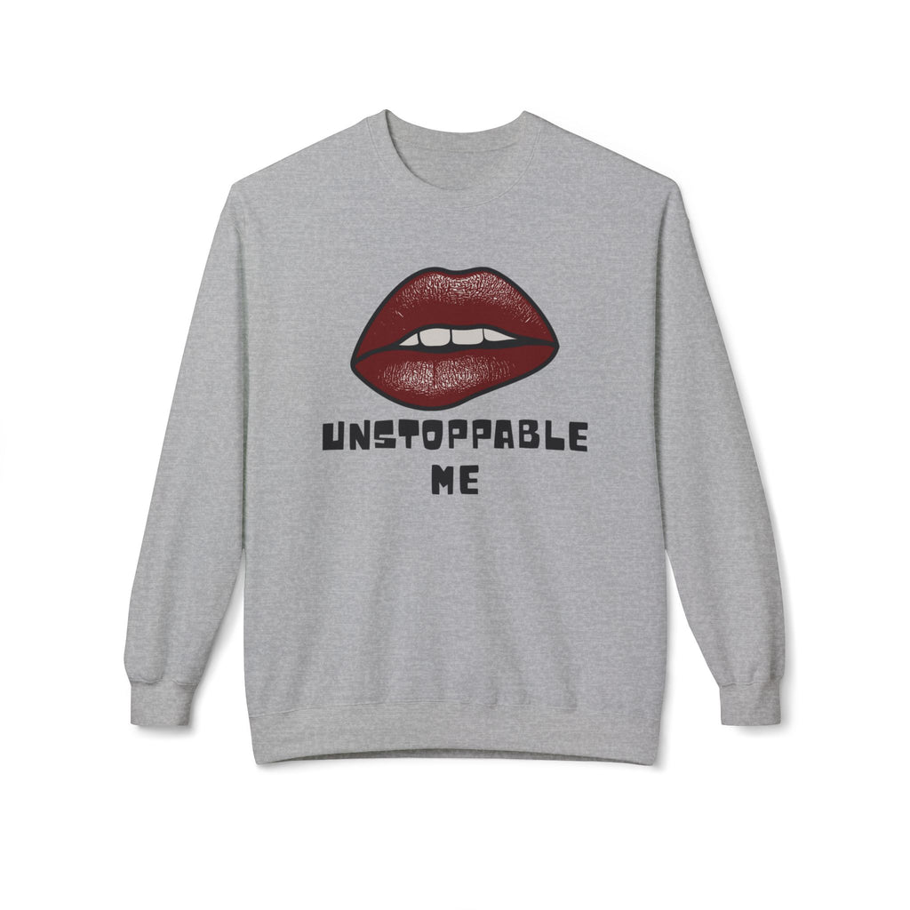 Unstoppable Me Sweatshirt — Bold Lip Graphic Crewneck