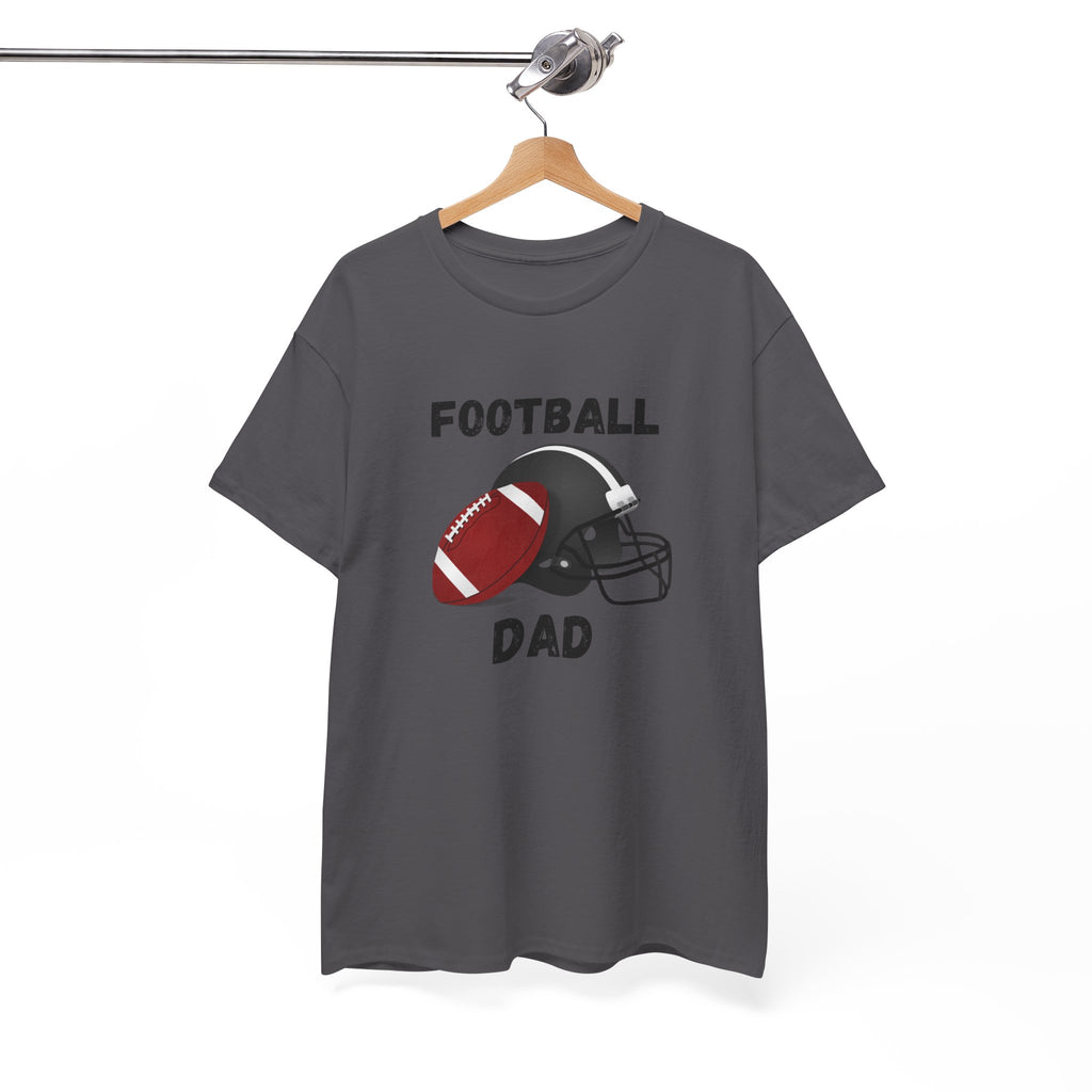 Football Dad T-Shirt — Classic Football & Helmet Tee for Proud Dads