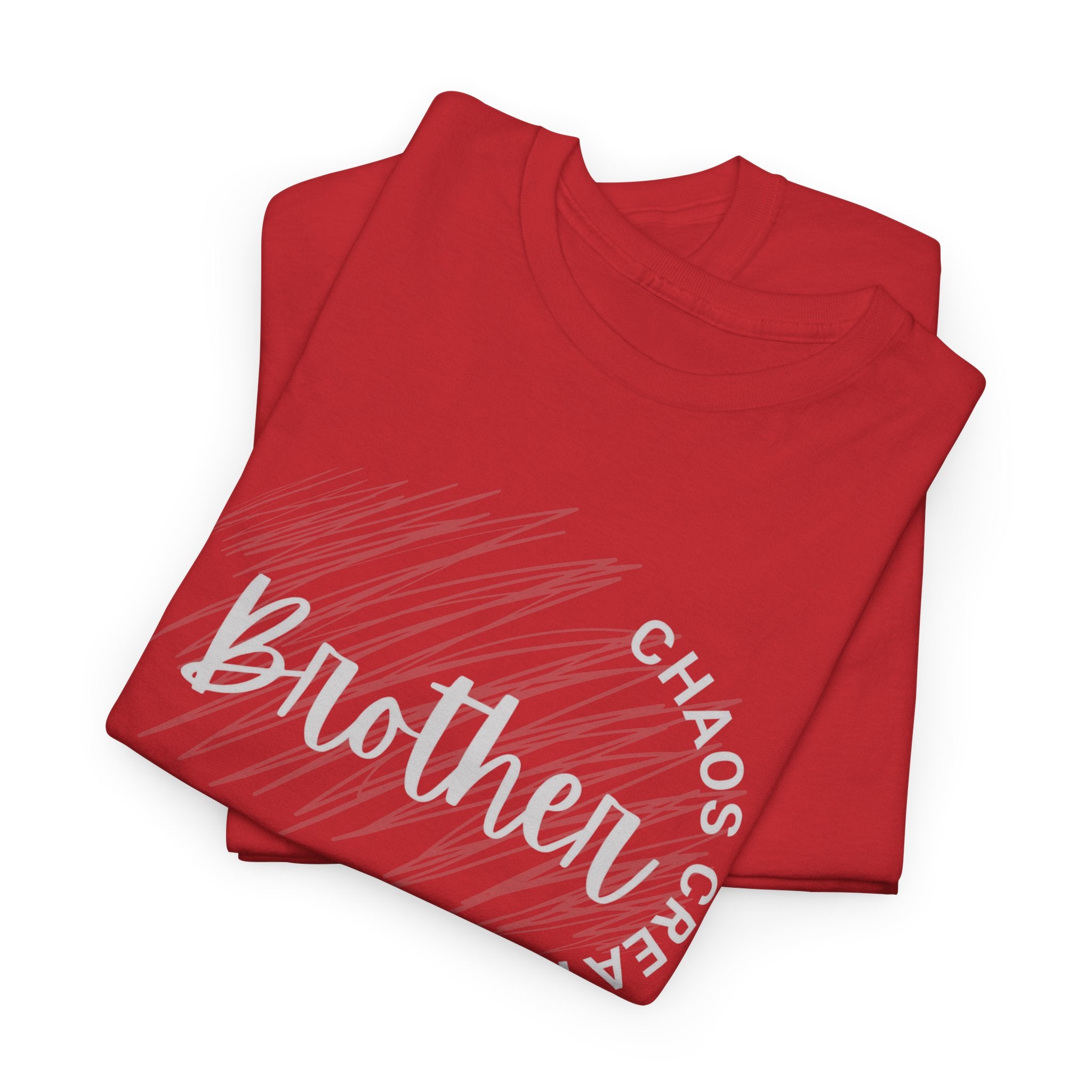 Brother Chaos Creator Graphic Tee — 'Brother' Script with 'Chaos Creator' Circle Design
