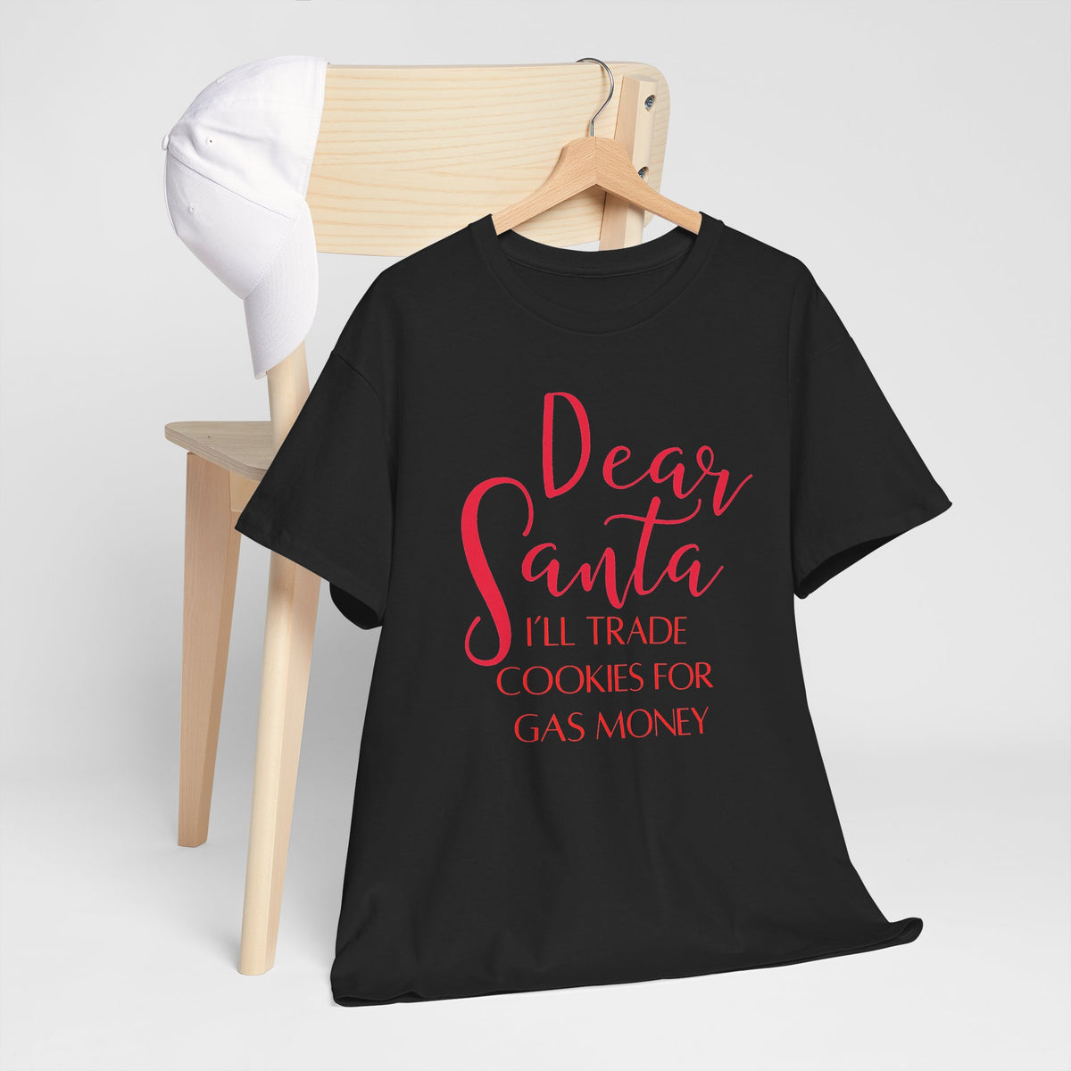 Dear Santa I’ll Trade Cookies for Gas Money Christmas T-Shirt