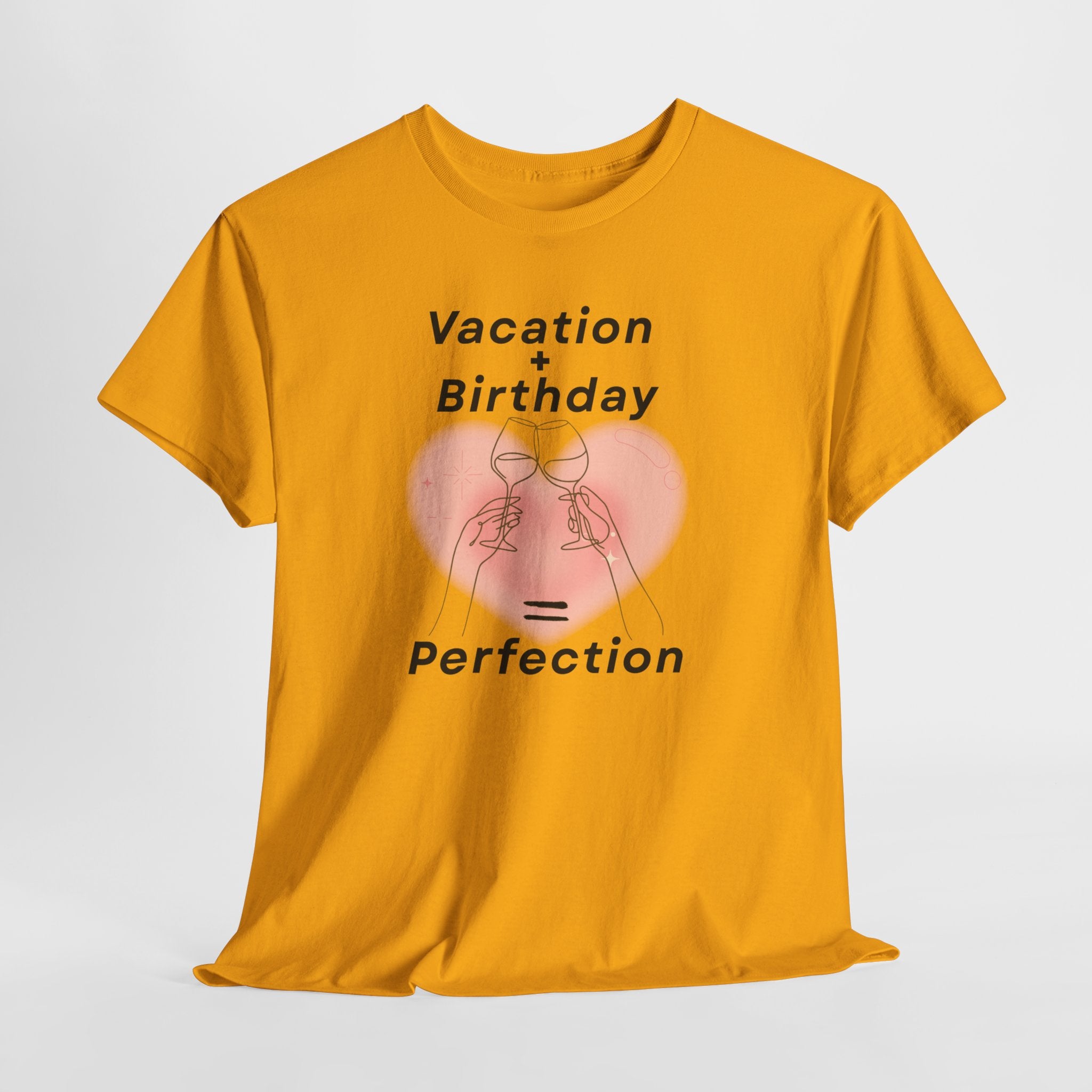 Vacation Birthday = Perfection T-Shirt