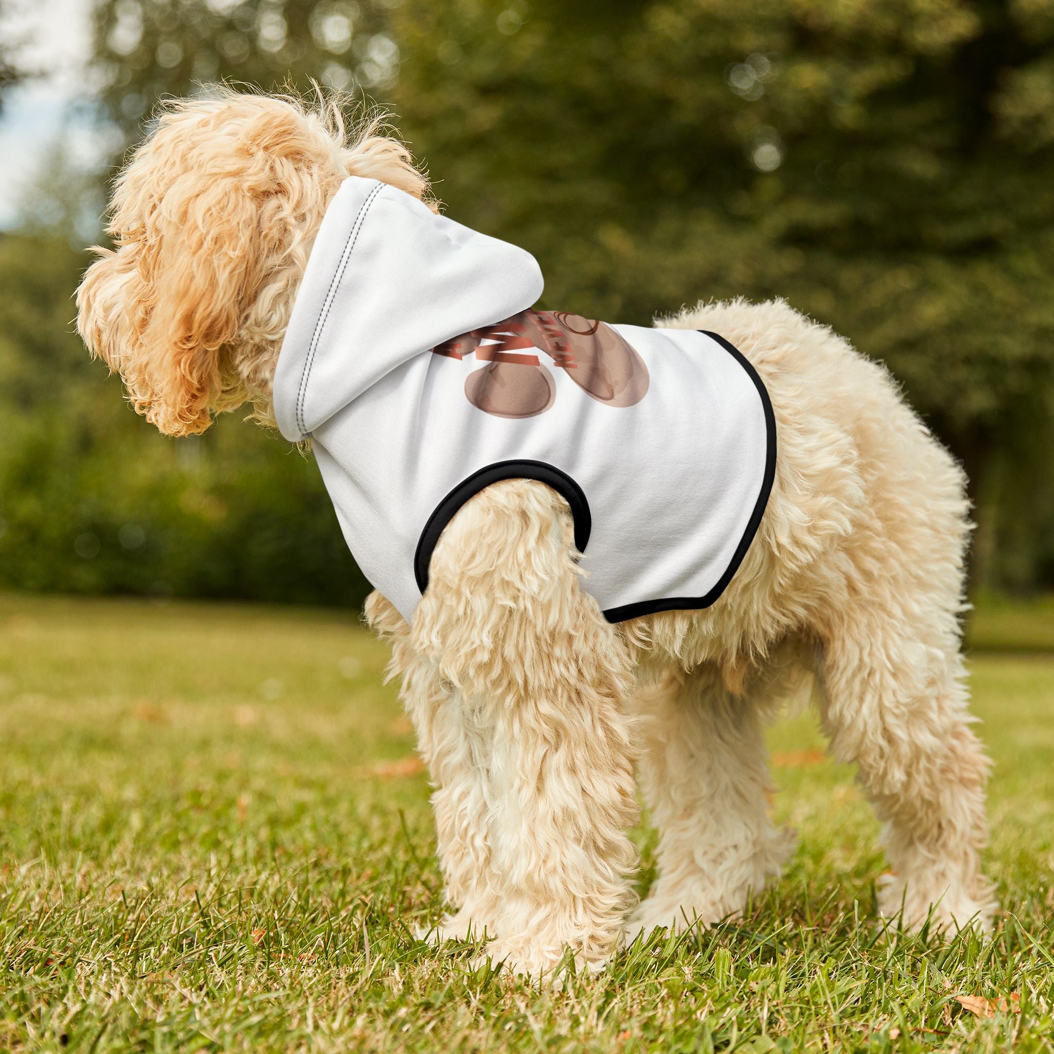 Pet Hoodie — "A Little Mud Never Hurt" Paw Print Dog Hoodie