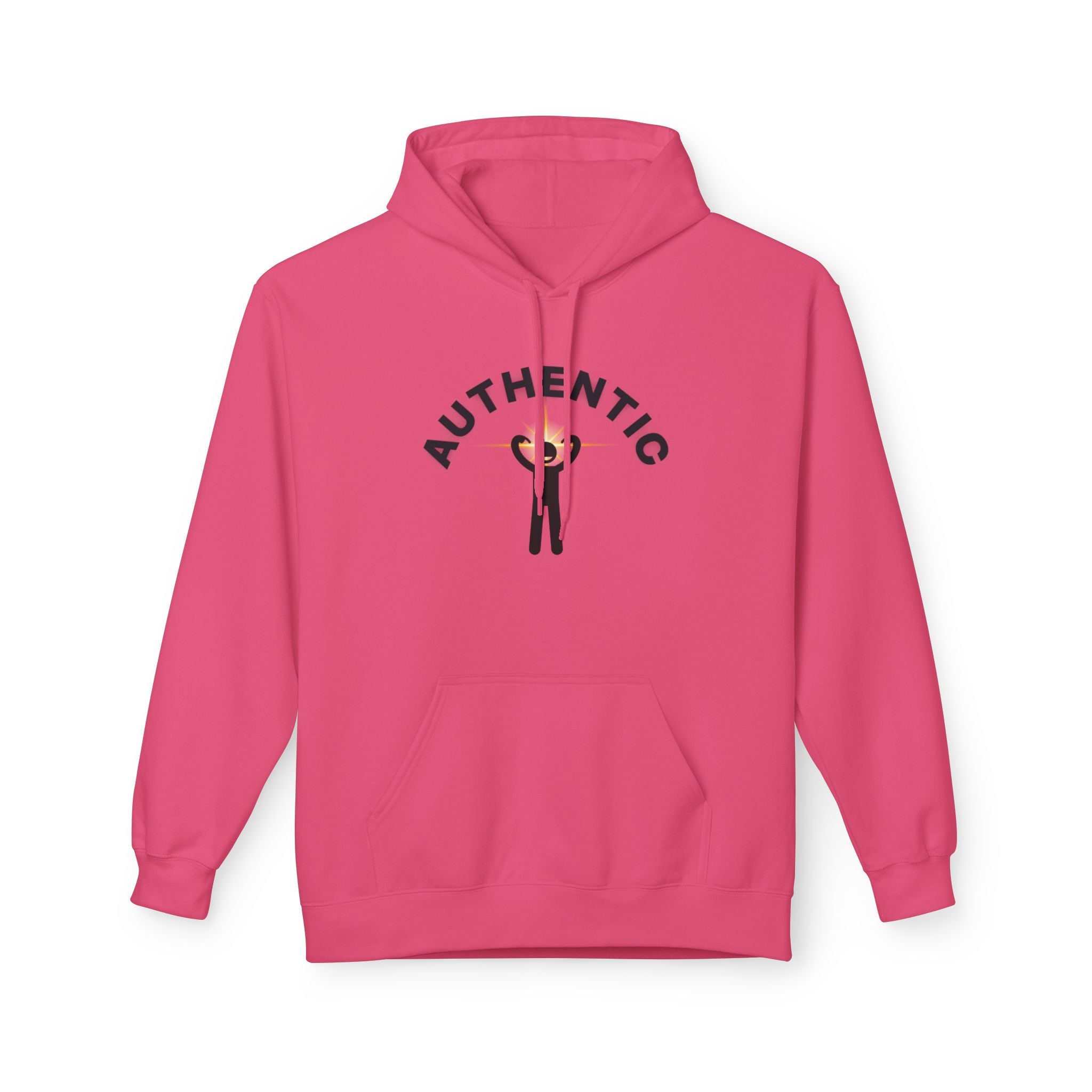 Authentic you Hoodie — 'Authentic' Graphic Pullover