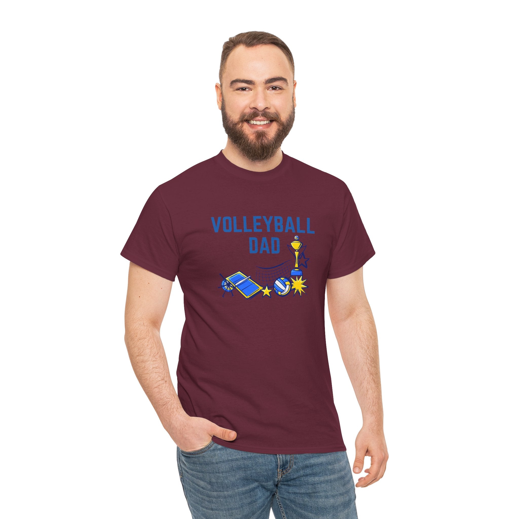Volleyball Dad T‑Shirt — Proud Volleyball Coach/Parent Tee