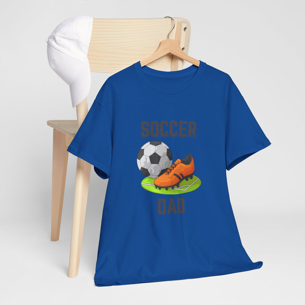 Soccer Dad T-Shirt – Graphic Soccer Ball & Cleat Tee, Father’s Day Gift
