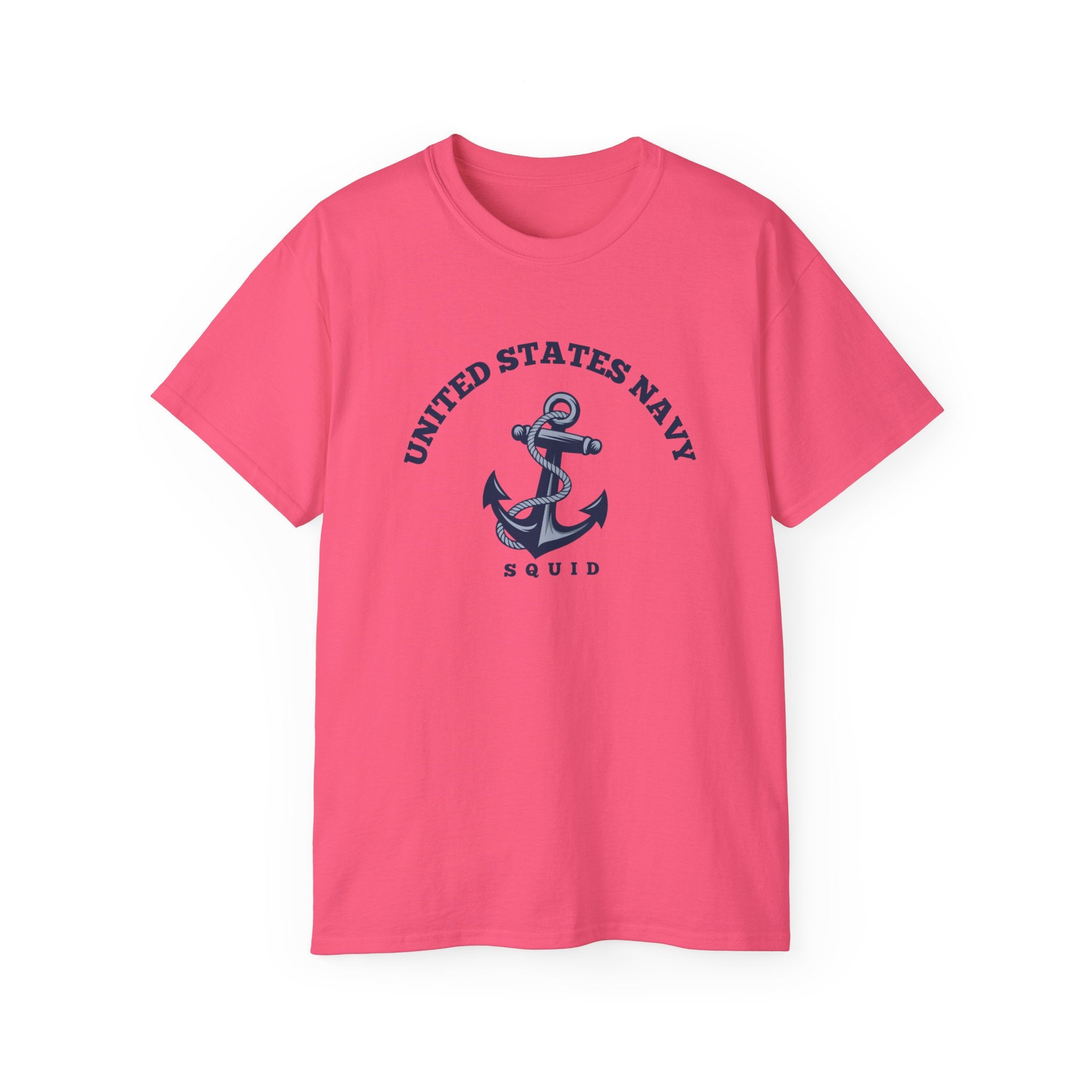United States Navy Anchor Tee — "Squid" Graphic Cotton T-Shirt