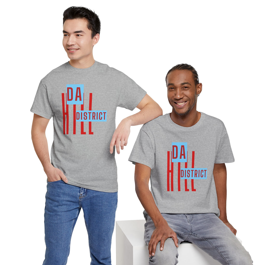 Hill District Retro Logo T‑Shirt — "Da Hill District" Pittsburgh Pride Tee