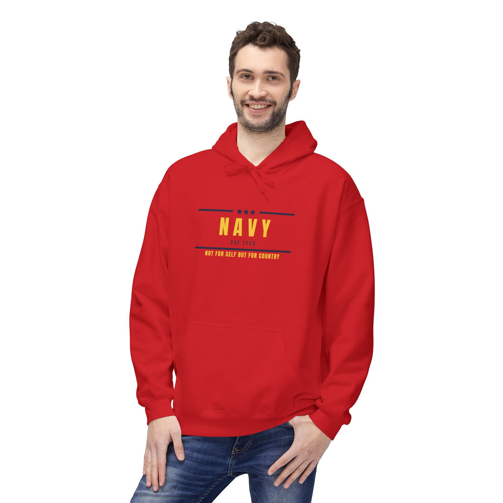 Navy Est. Hoodie — Military Pride Pullover