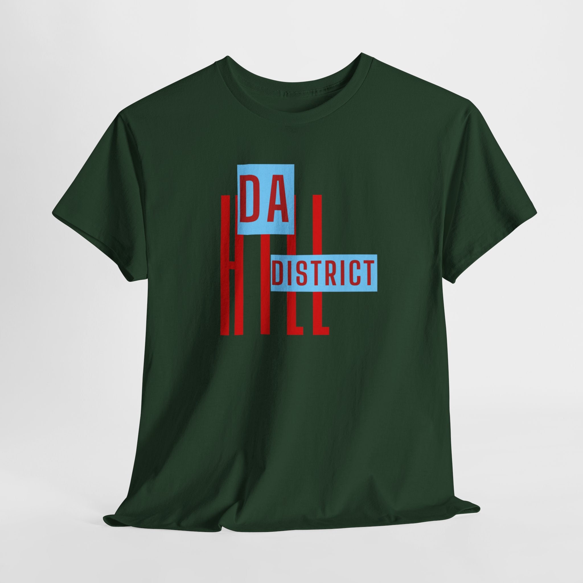 Hill District Retro Logo T‑Shirt — "Da Hill District" Pittsburgh Pride Tee