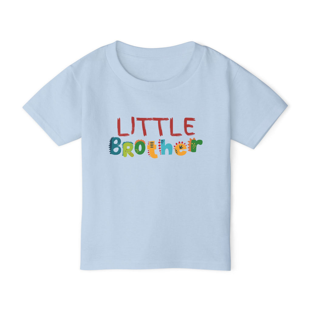 Little Brother Toddler T-Shirt - Colorful Playful Sibling Shirt
