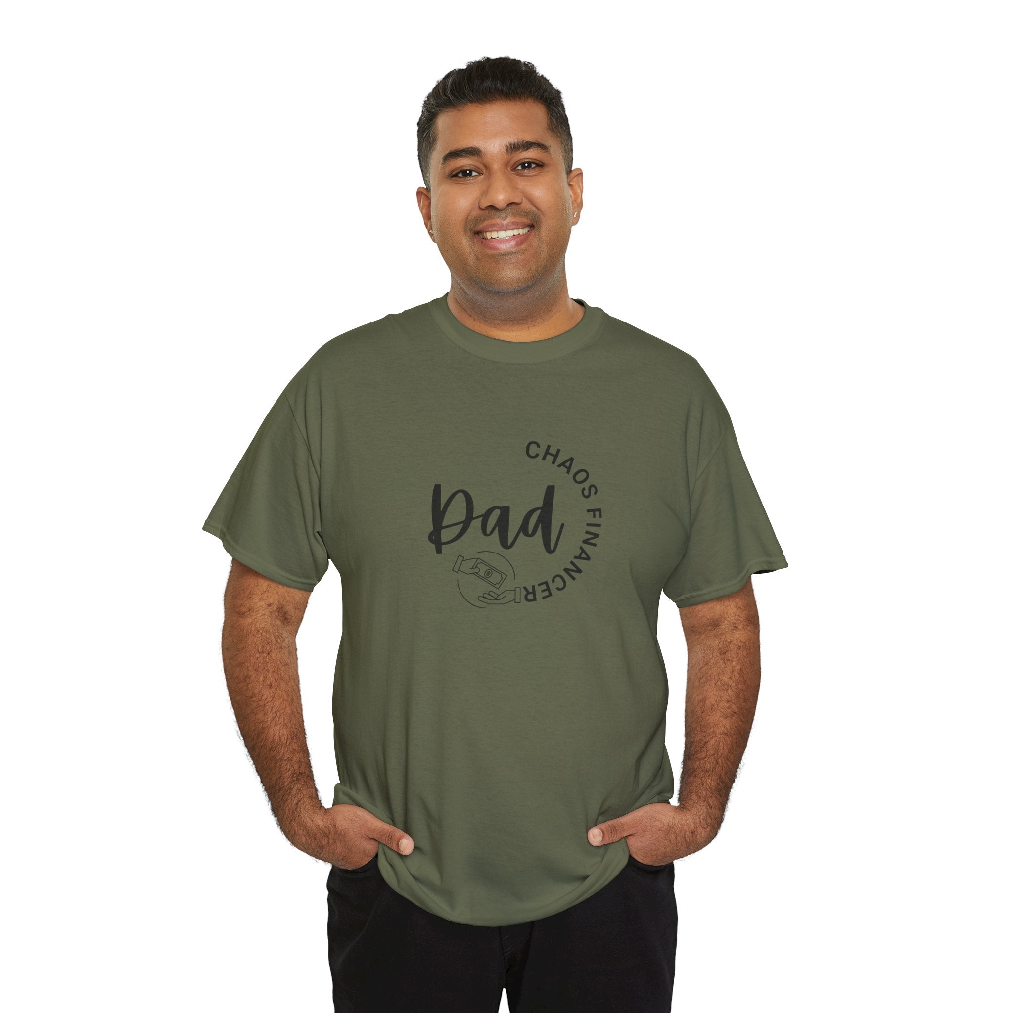 Dad Chaos Manager T‑Shirt — "Dad: Chaos Financer" Minimalist Gift Tee