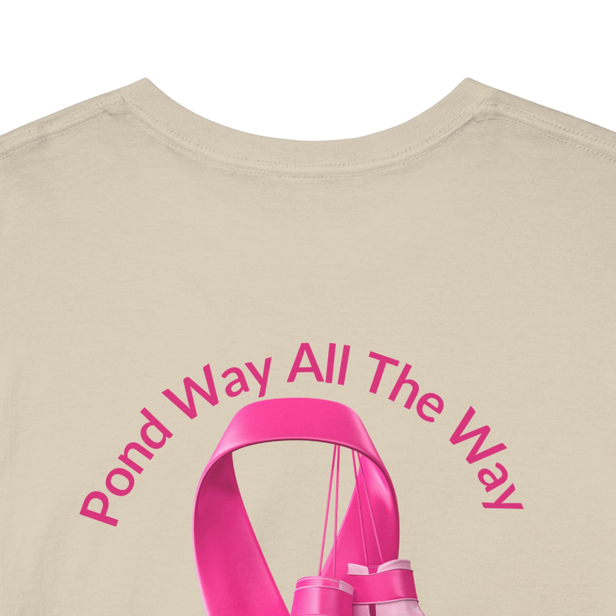 Breast Cancer Awareness Tee — “Our Fight Is Her Fight” Pink Ribbon Support Shirt