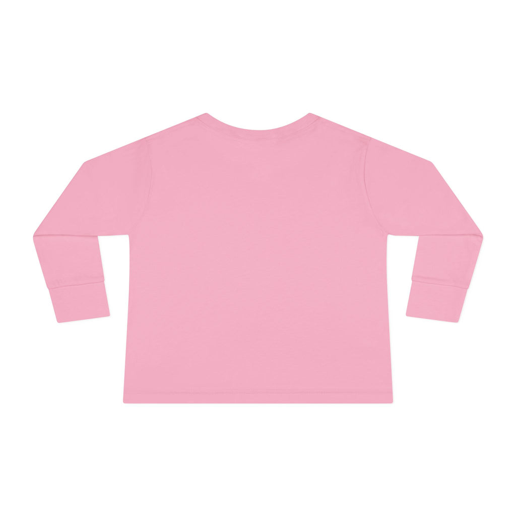 Toddler Long Sleeve Tee — "My Brother Did It" Cute Pink Kids Shirt