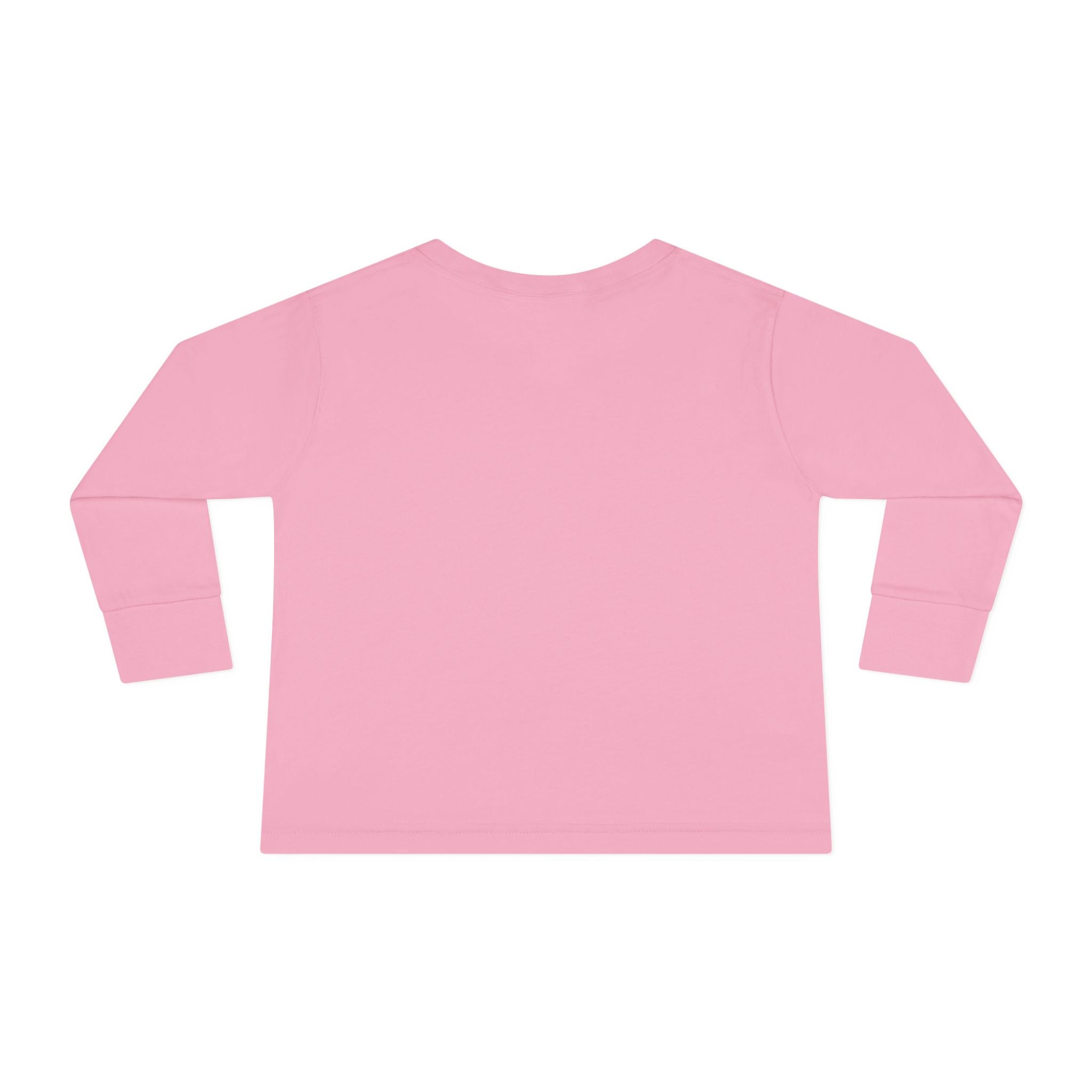 Toddler Long Sleeve Tee — "My Brother Did It" Cute Pink Kids Shirt
