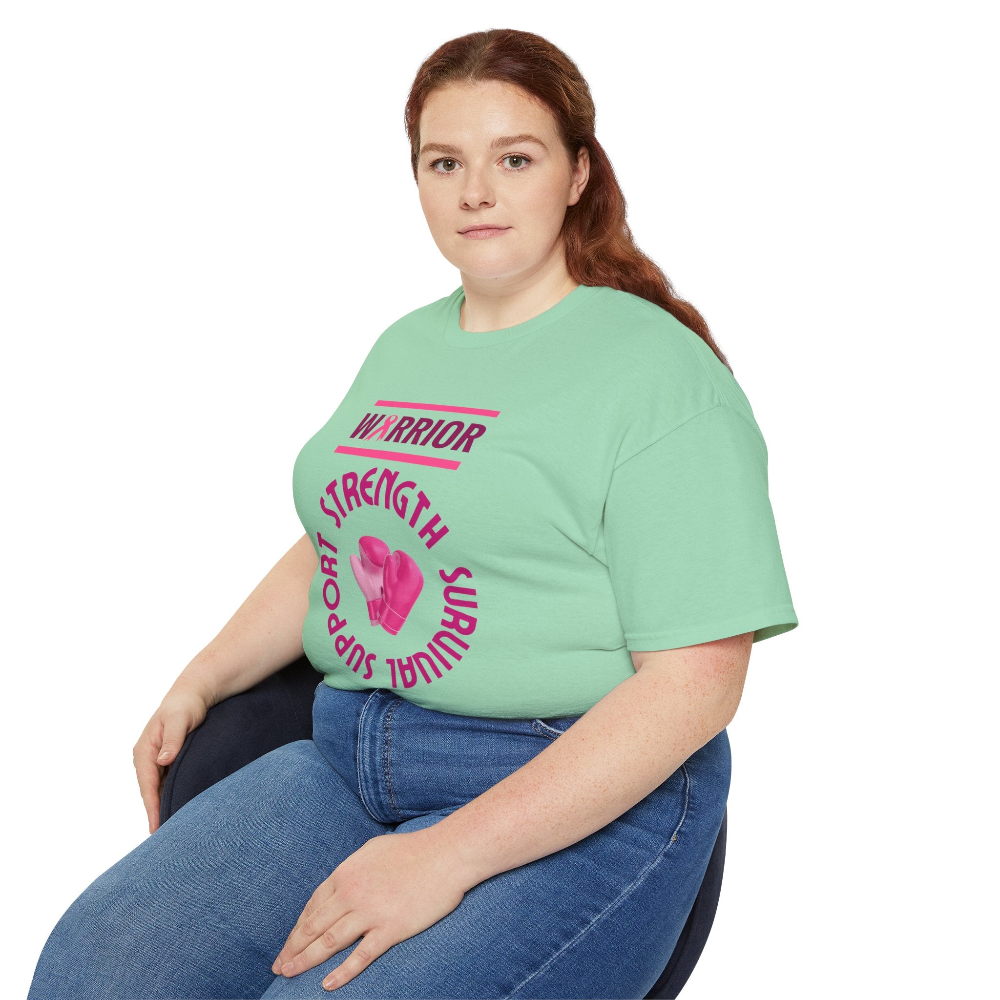 Breast Cancer Warrior T-Shirt — Support Strength Survival Tee