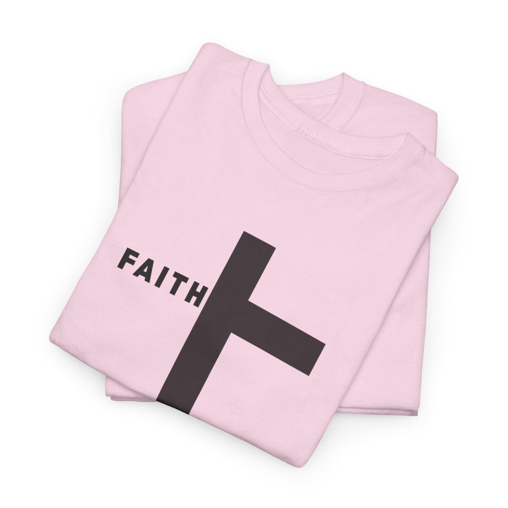 Faith Cross T‑Shirt — Minimal Christian Tee