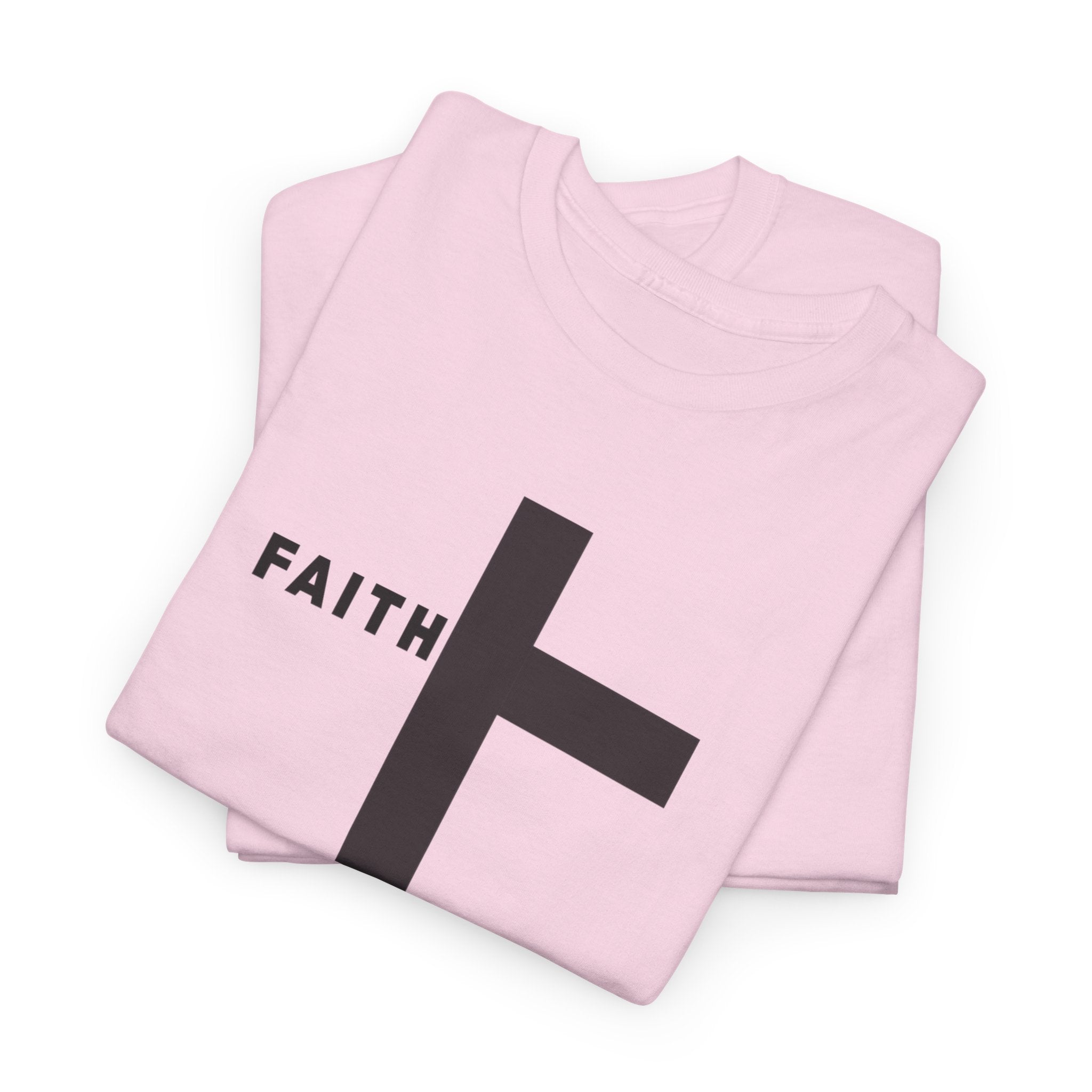 Faith Cross T‑Shirt — Minimal Christian Tee