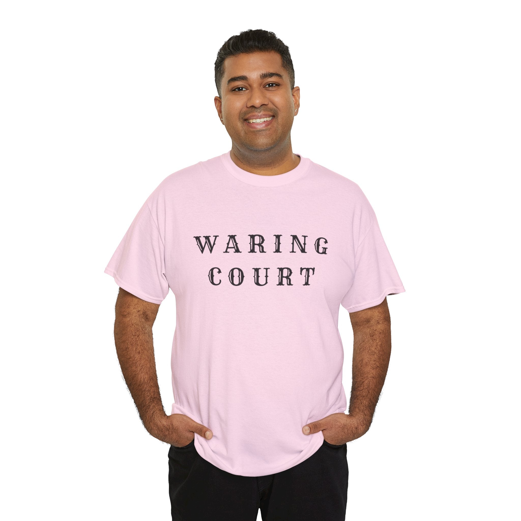 Waring Court Vintage Lettering T‑Shirt