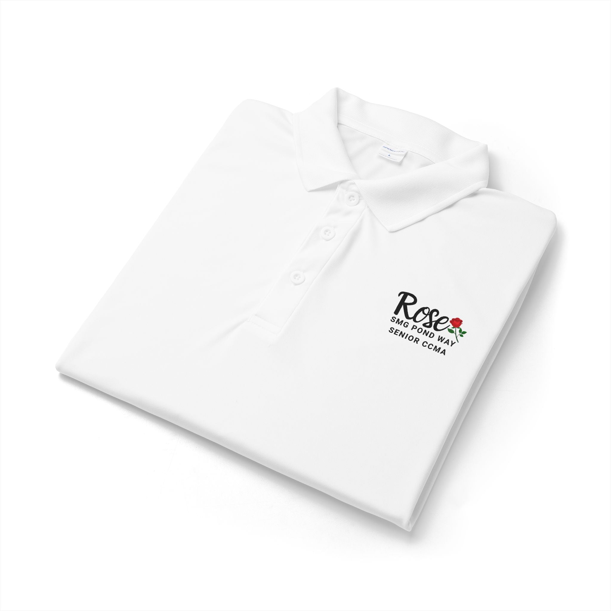 Rose Logo Polo with a Rose
