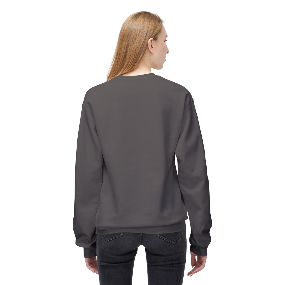 Unbothered Always Crewneck Sweatshirt — Glam Dripping Makeup Graphic