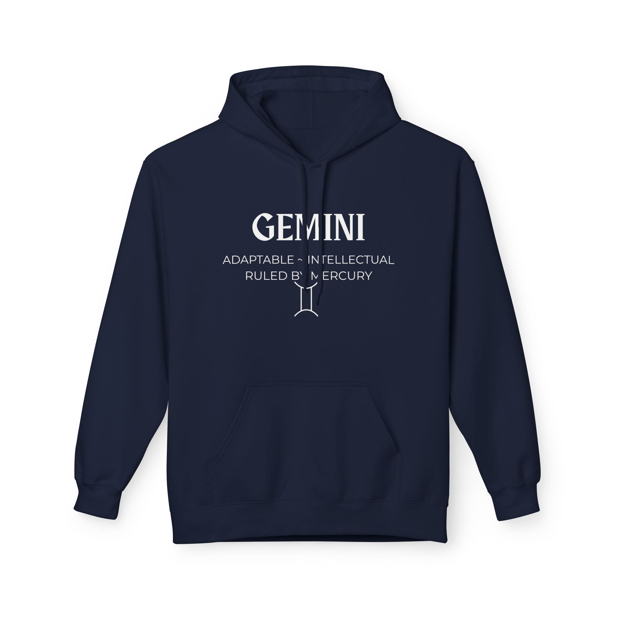 Astrological Gemini Fleece Hoodie