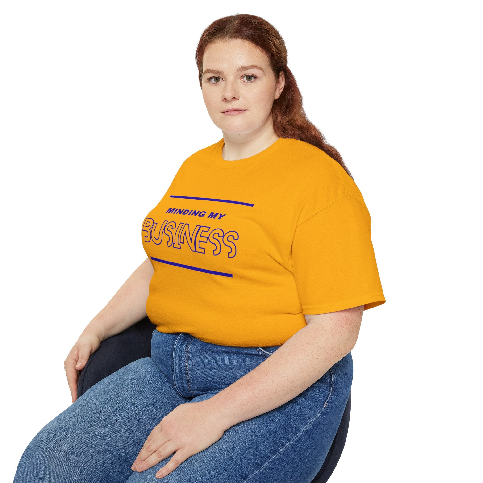 T‑Shirt — "Minding My Business" Minimal Graphic Tee