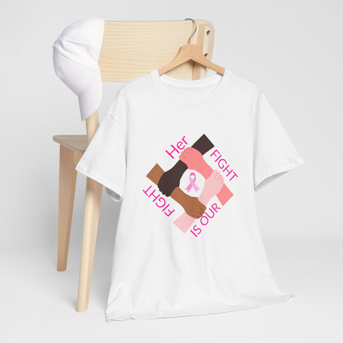 Her Fight Is Our Fight Breast Cancer Awareness T-Shirt
