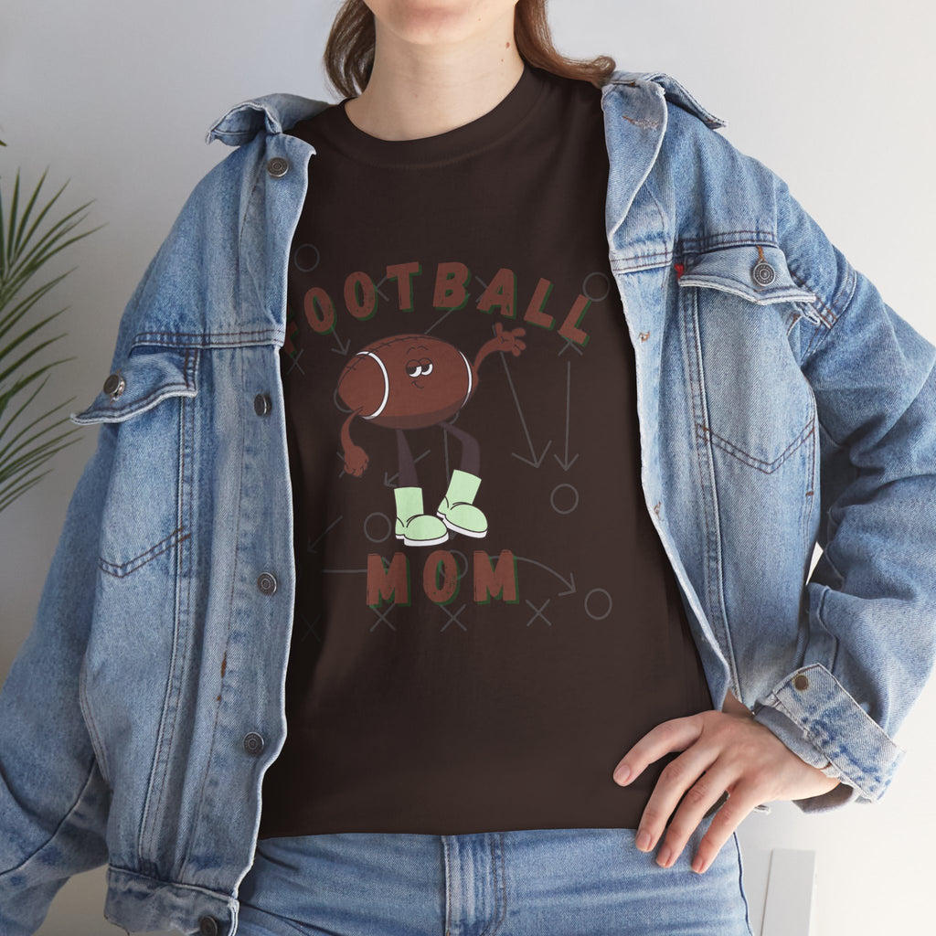 Football Mom graphic Unisex Heavy Cotton Tee