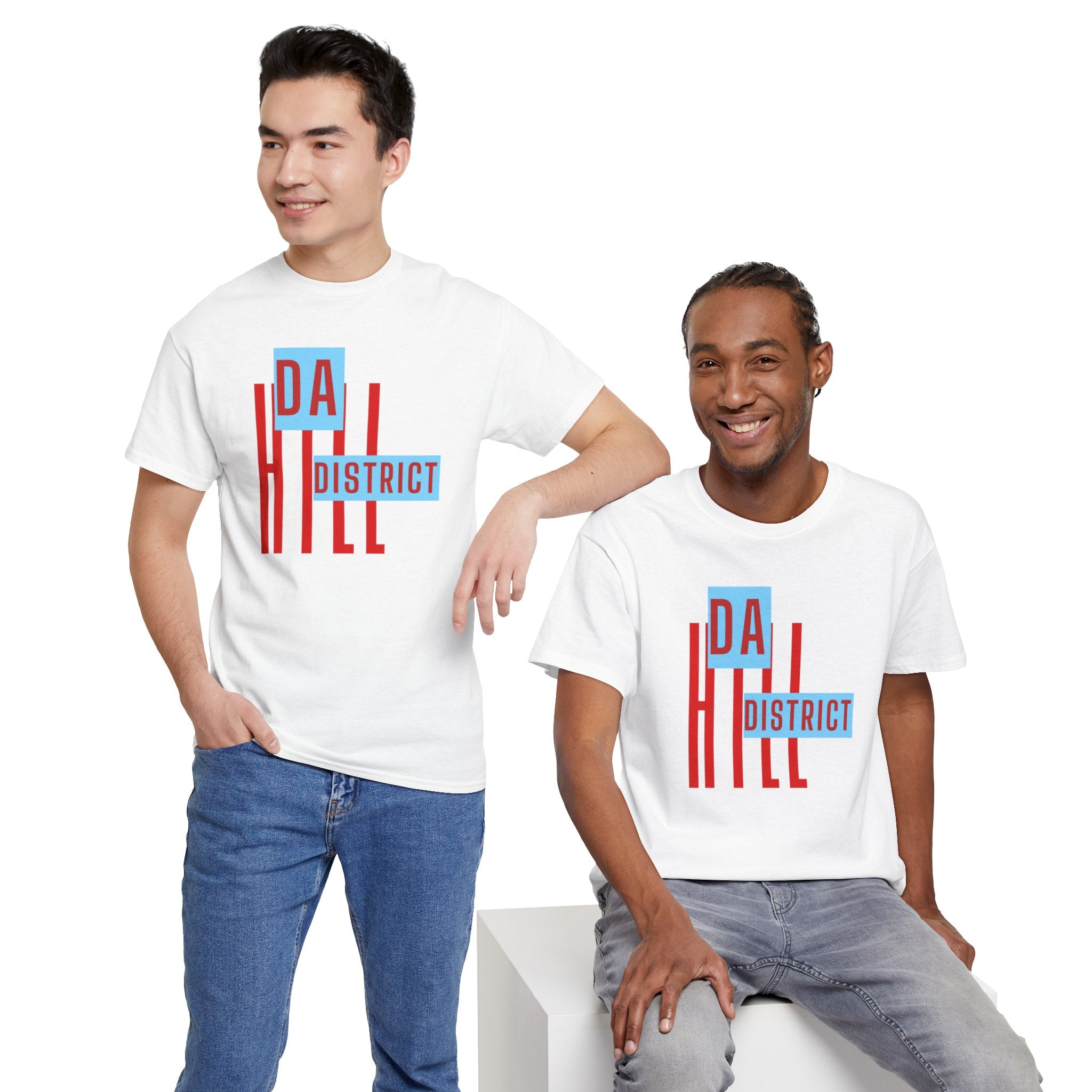 Hill District Retro Logo T‑Shirt — "Da Hill District" Pittsburgh Pride Tee