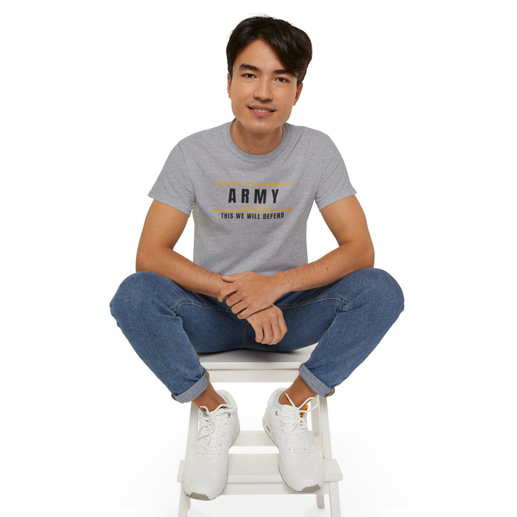 Army This We Will Defend Tee — Patriotic Military Cotton T-Shirt