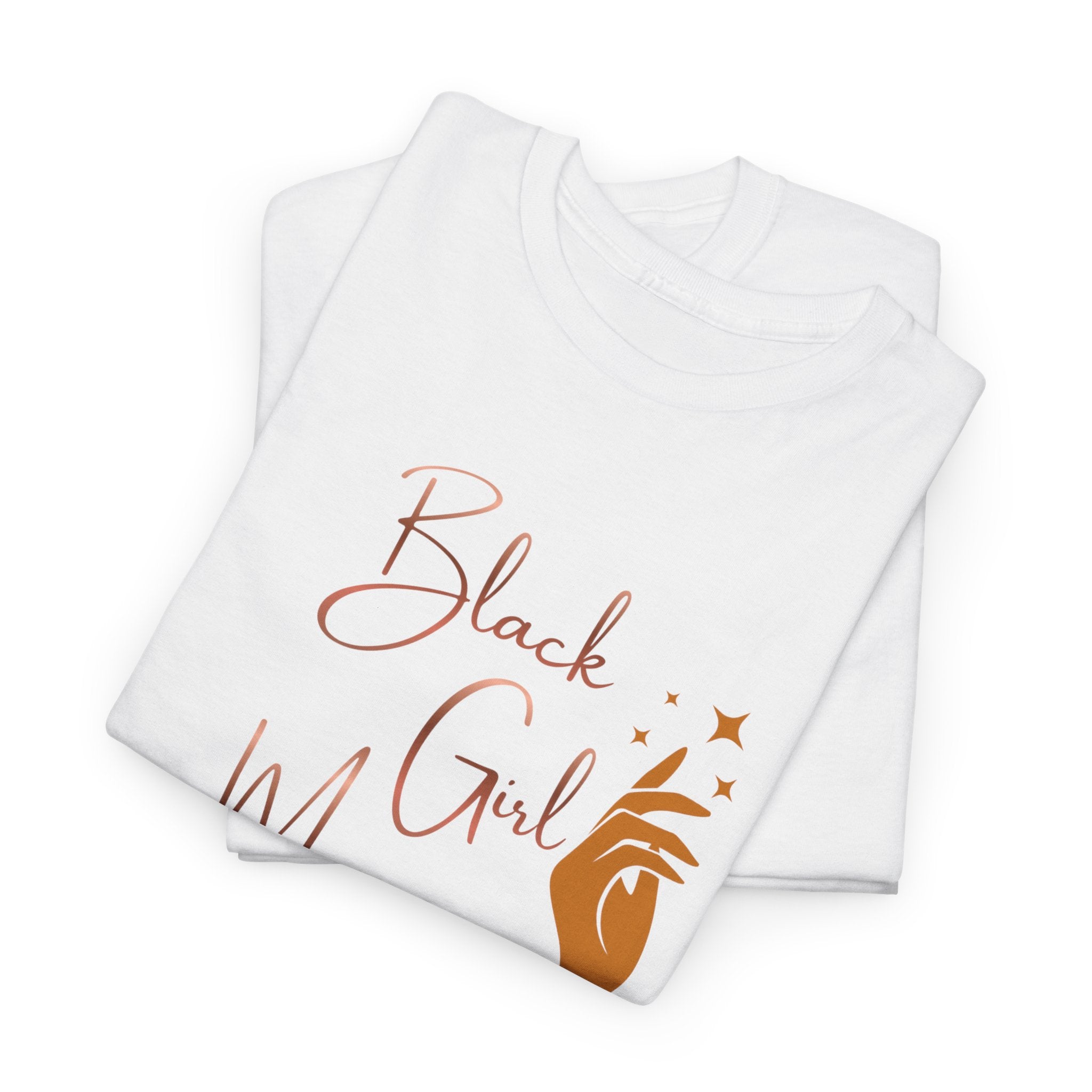 Black Girl Magic T-Shirt — Empowerment Tee with Feminine Illustration