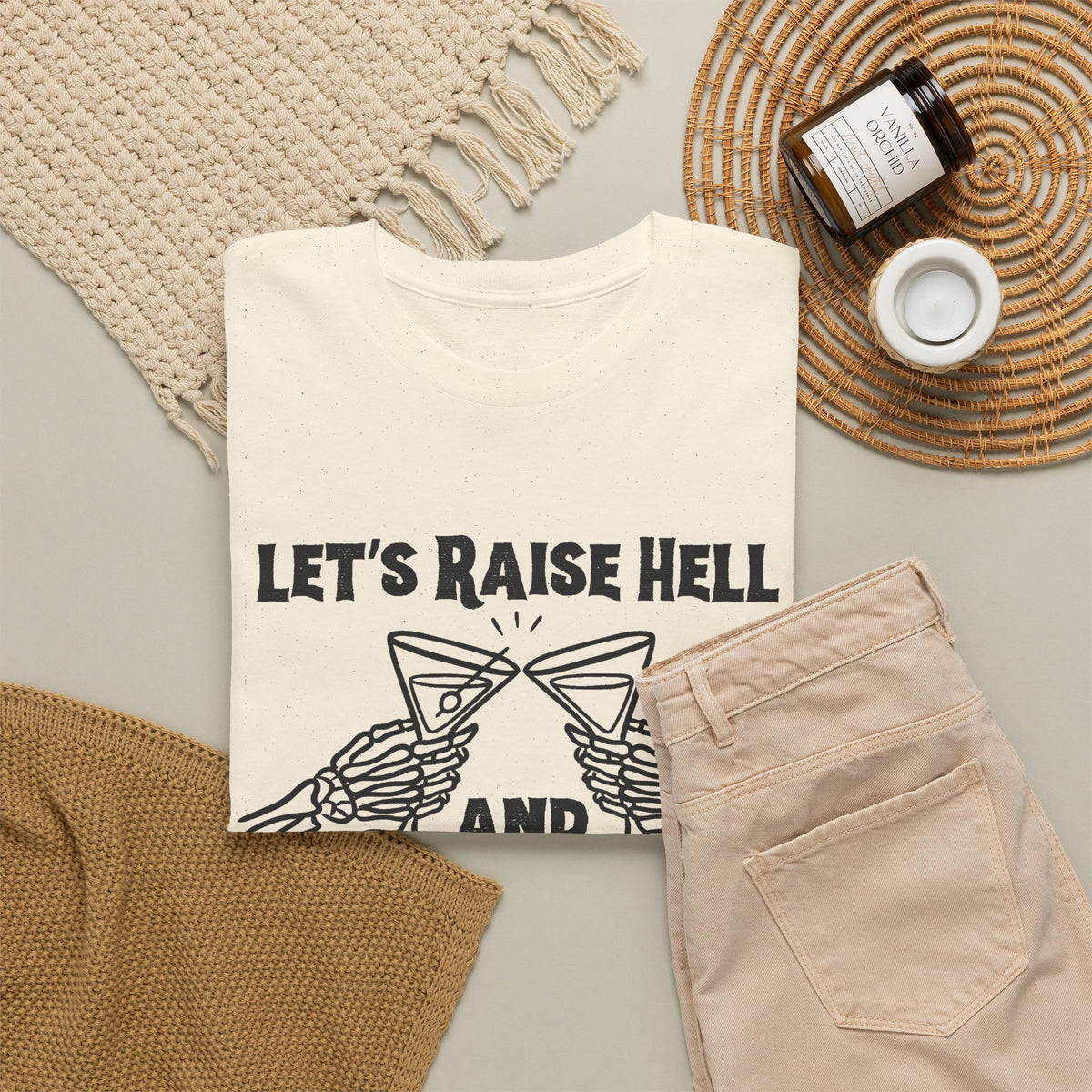Let's Raise Hell and Raise a Glass T-Shirt