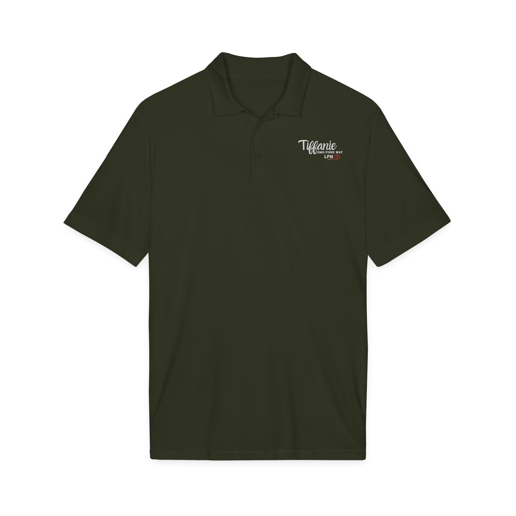 Tiffanie Work Logo with Heart Polo