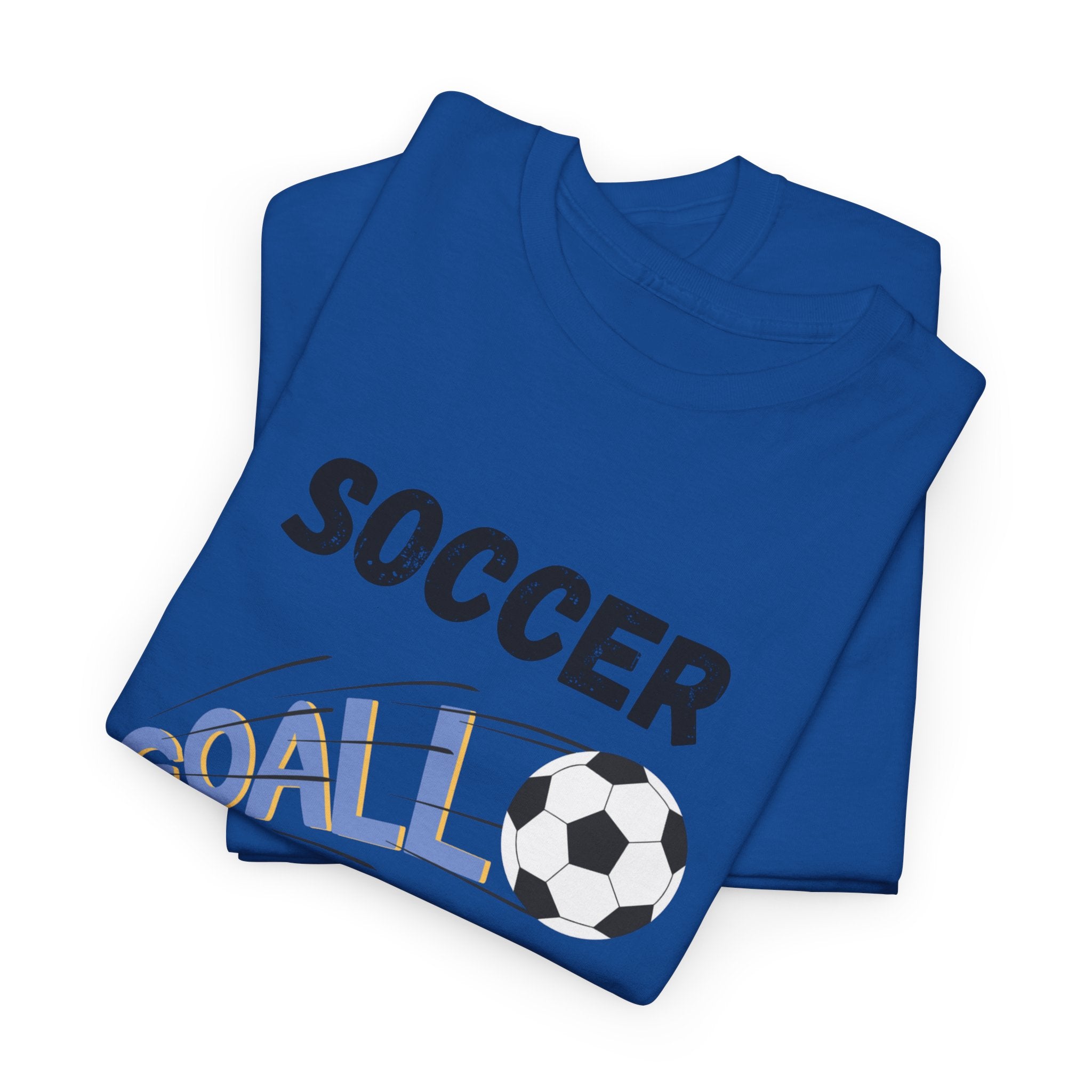 Soccer Mom T‑Shirt — 'Soccer Goal!' Graphic Tee with Soccer Ball