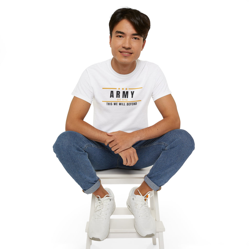 Army This We Will Defend Tee — Patriotic Military Cotton T-Shirt