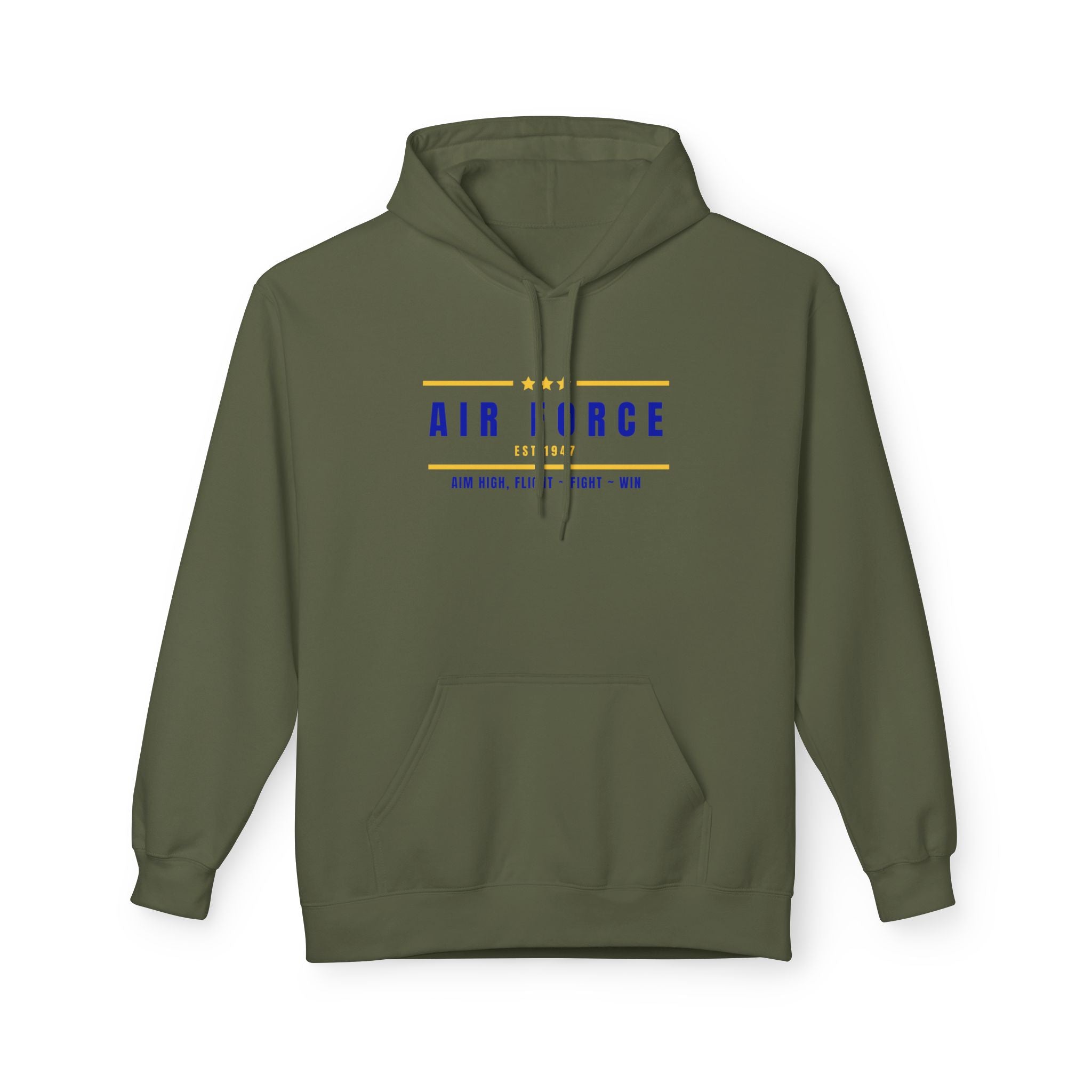 Airforce Unisex Midweight Soft style Fleece Hoodie