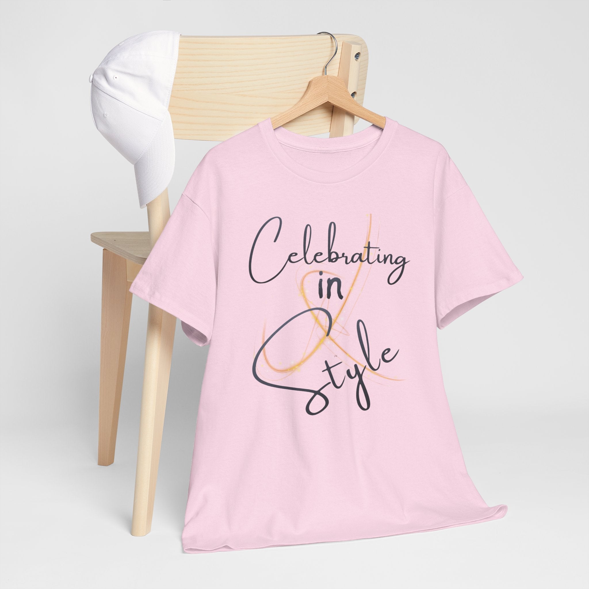 "Celebrating" T-Shirt — Celebratory Graphic Tee