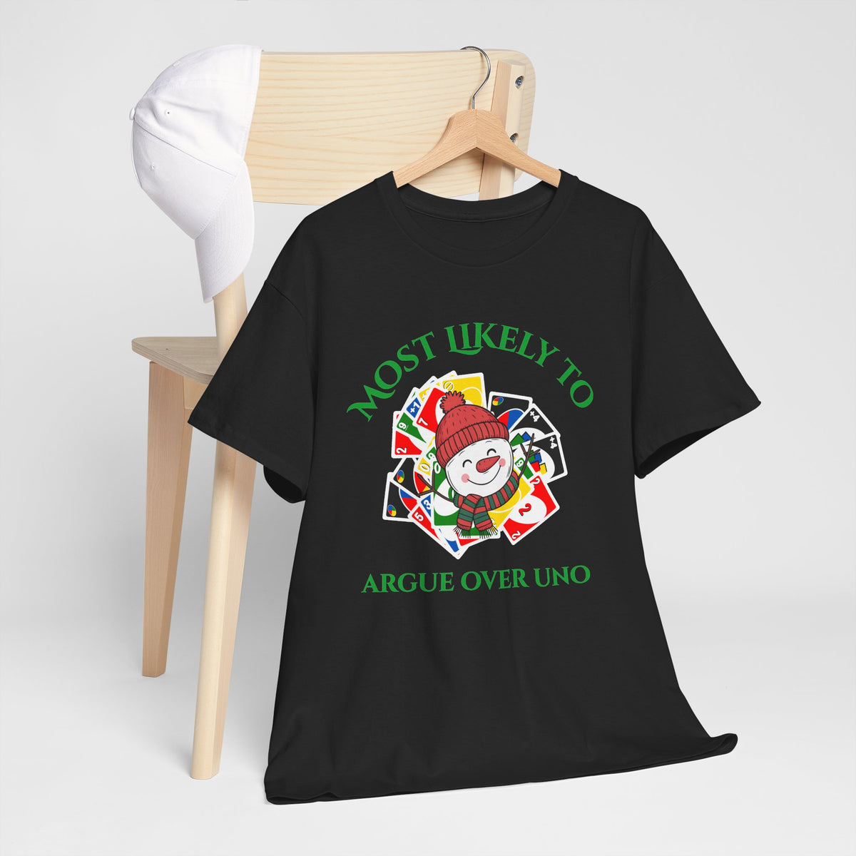 Most Likely to Argue Over Uno Christmas T-Shirt