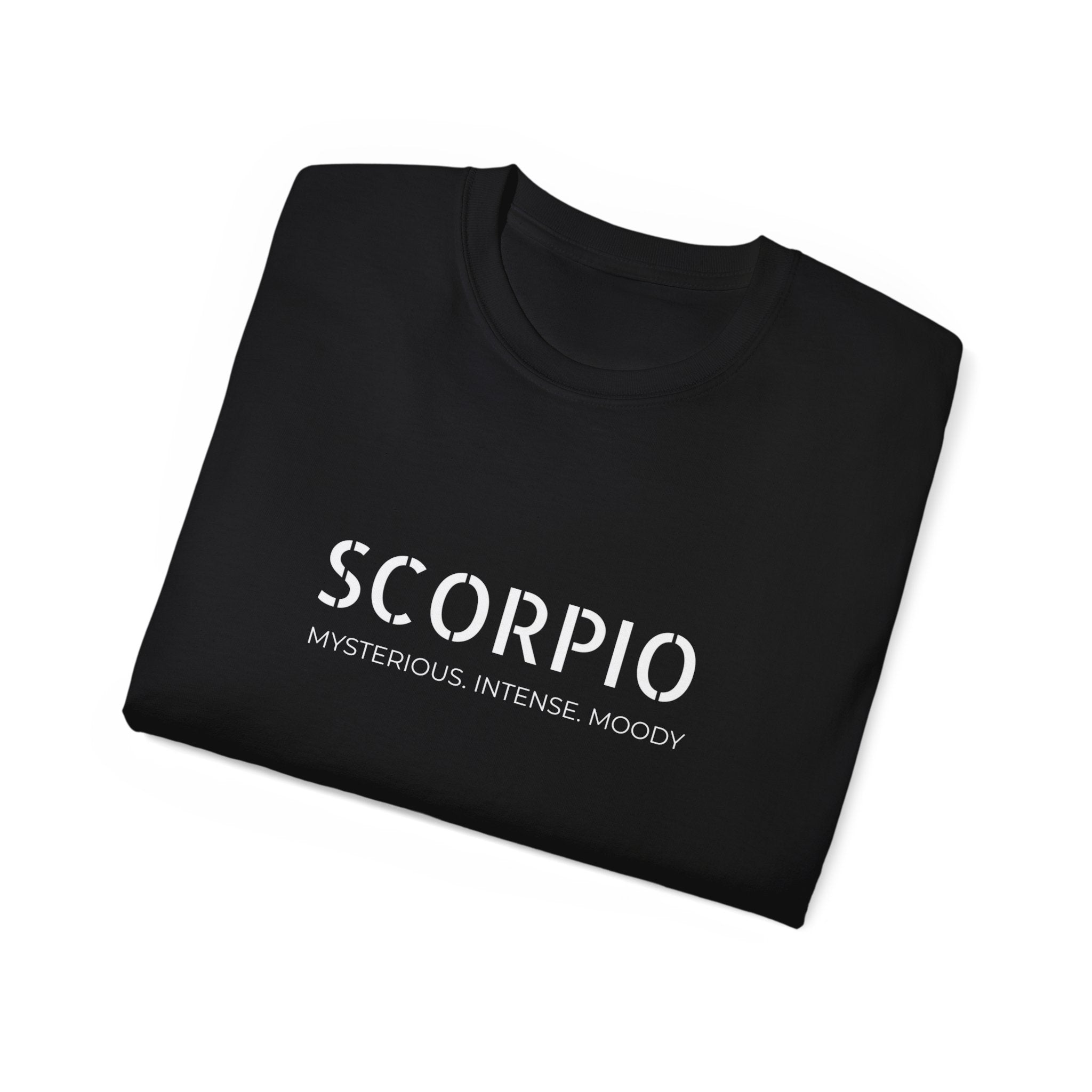 Scorpio T-Shirt — Mysterious • Intense • Moody Zodiac Tee for Scorpio Fans