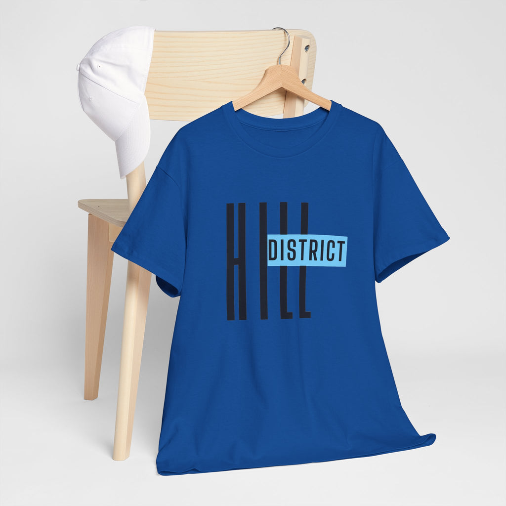 Hill District Retro Logo T‑Shirt — Urban Neighborhood Pride Tee
