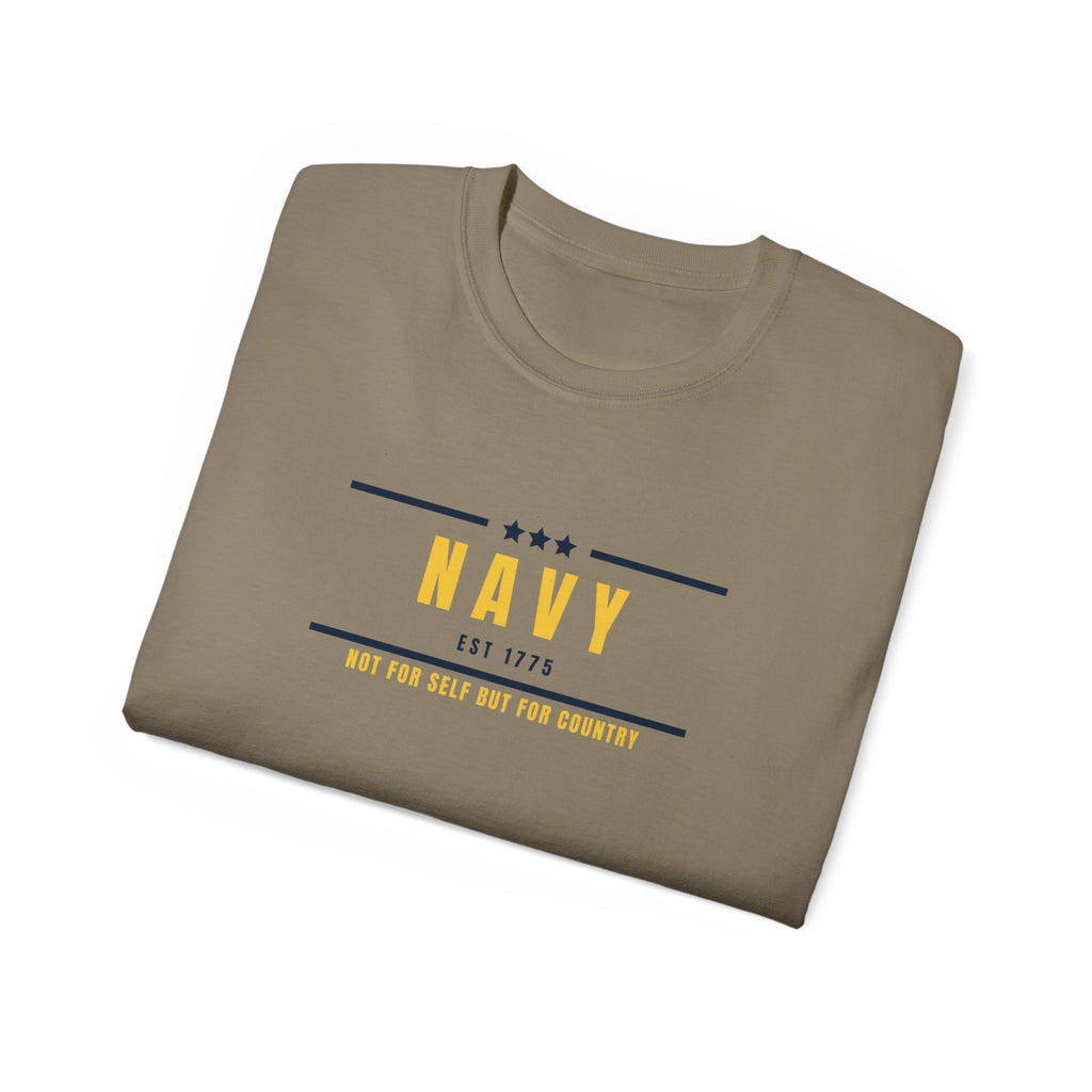 Navy Est. 1775 Military Graphic Tee — Veteran & Navy Support Shirt