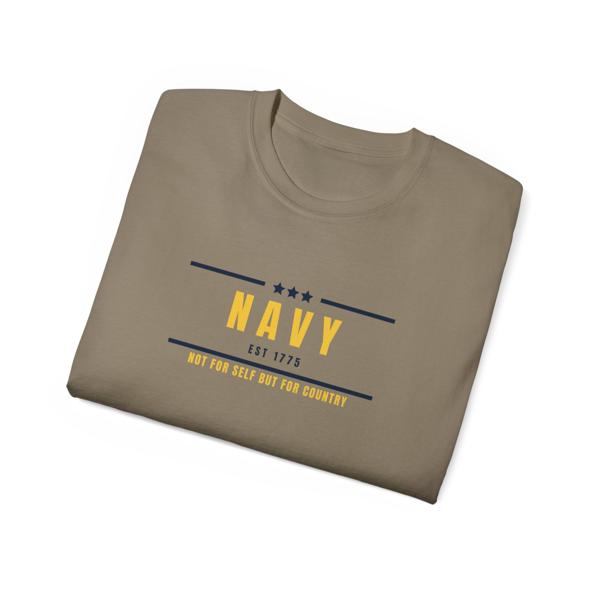 Navy Est. 1775 Military Graphic Tee — Veteran & Navy Support Shirt