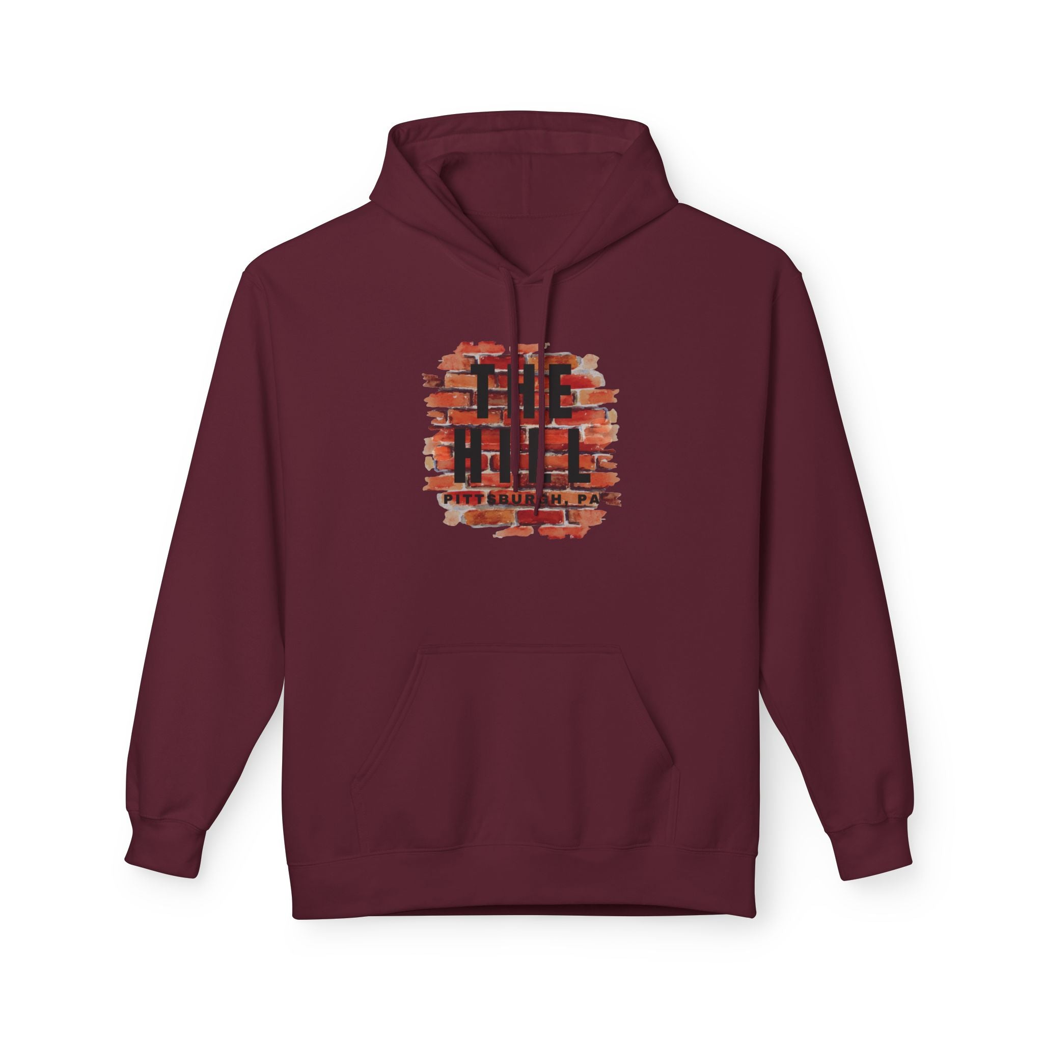 The Hill Brick Wall Hoodie – Retro 'Da Hill' Graphic Pullover