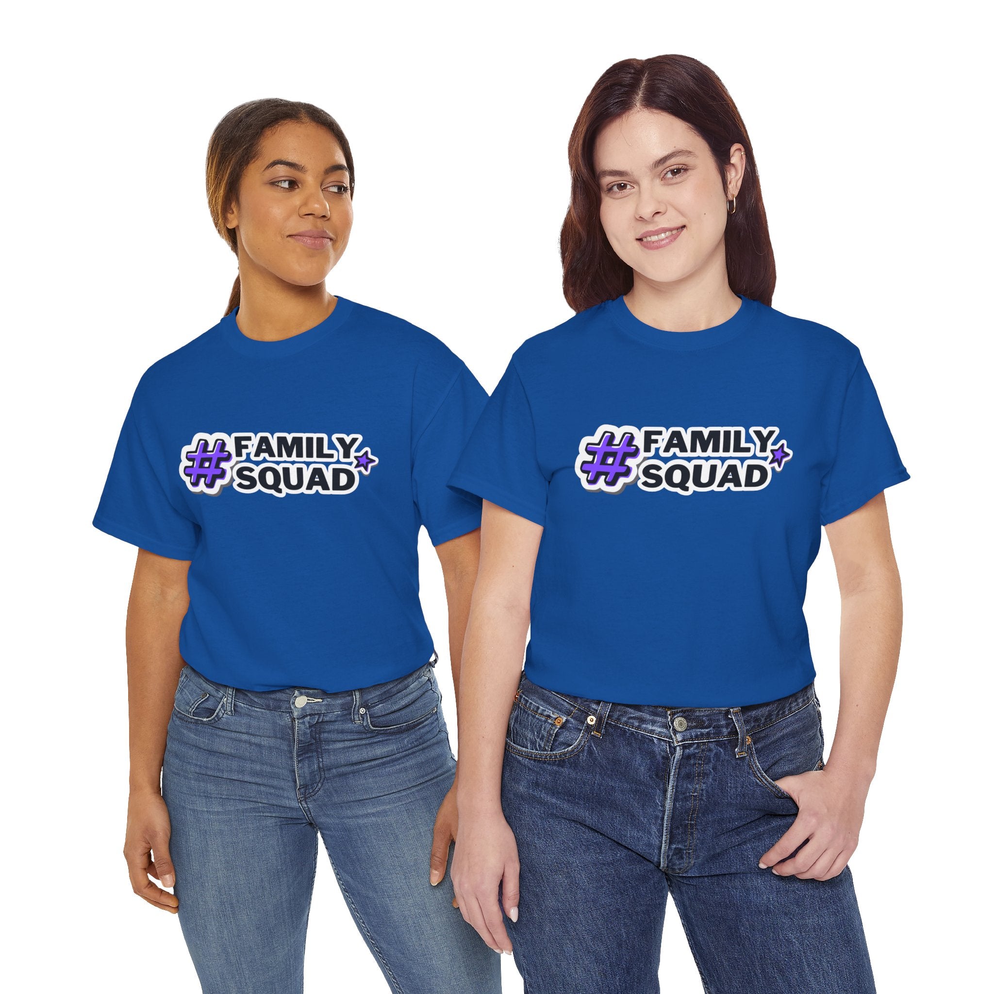 Family Squad T-Shirt — #FamilySquad Graphic Tee for Matching Family Outfits