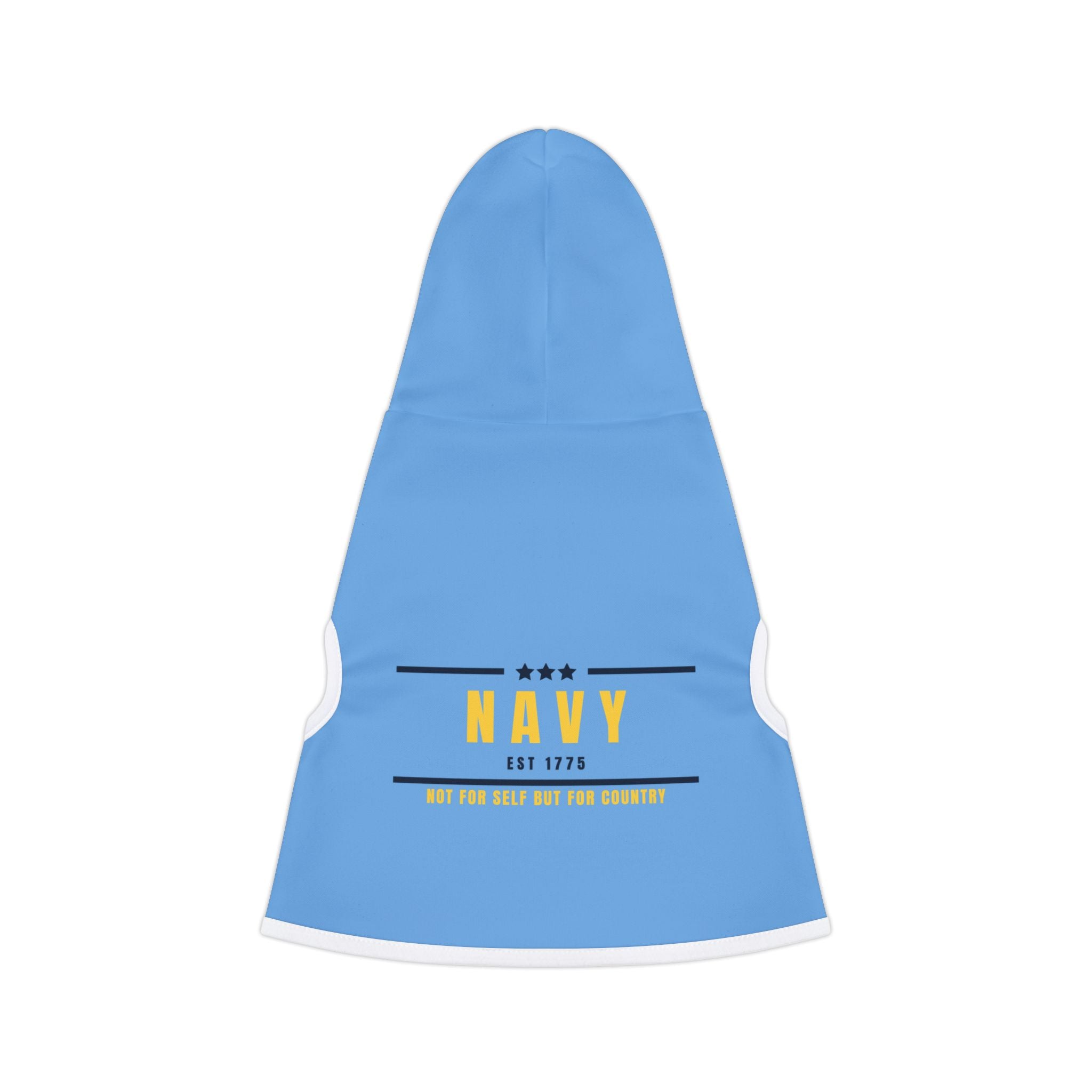 Navy Pet Hoodie - Blue Military Inspired Dog & Cat Hoodie